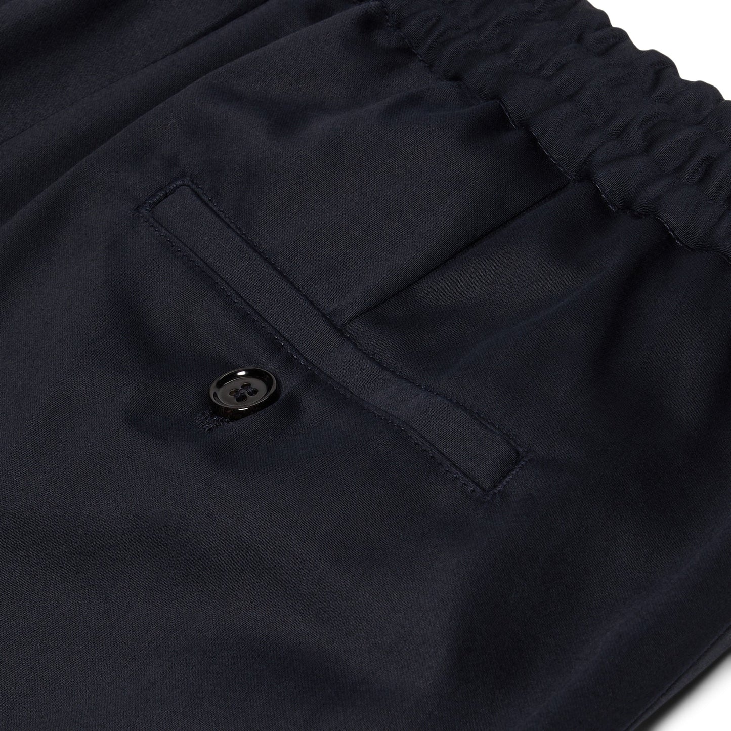 AMI Elasticated Waist Shorts (Navy Blue)