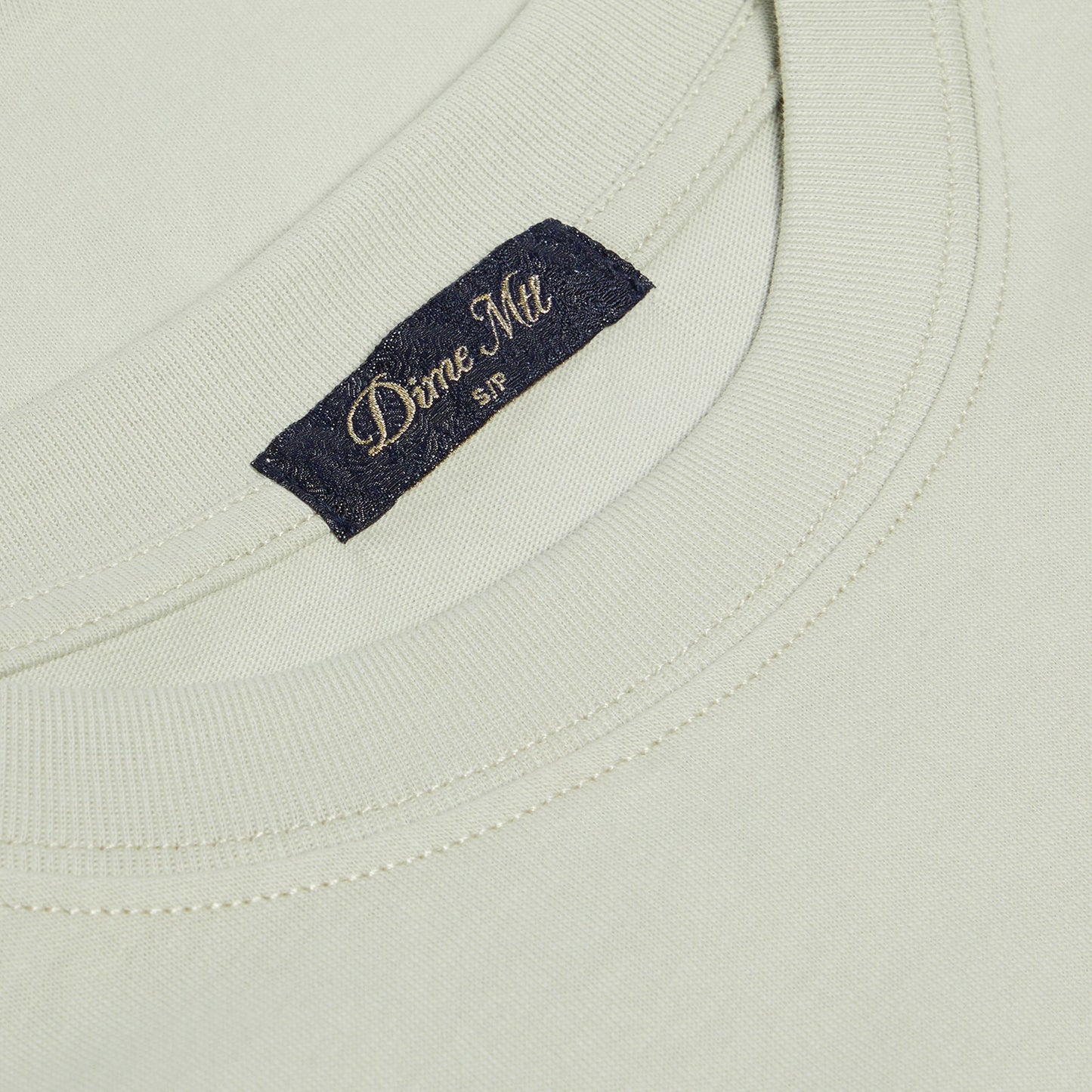 Dime Cursive Small Logo T-Shirt (Charcoal Moss)