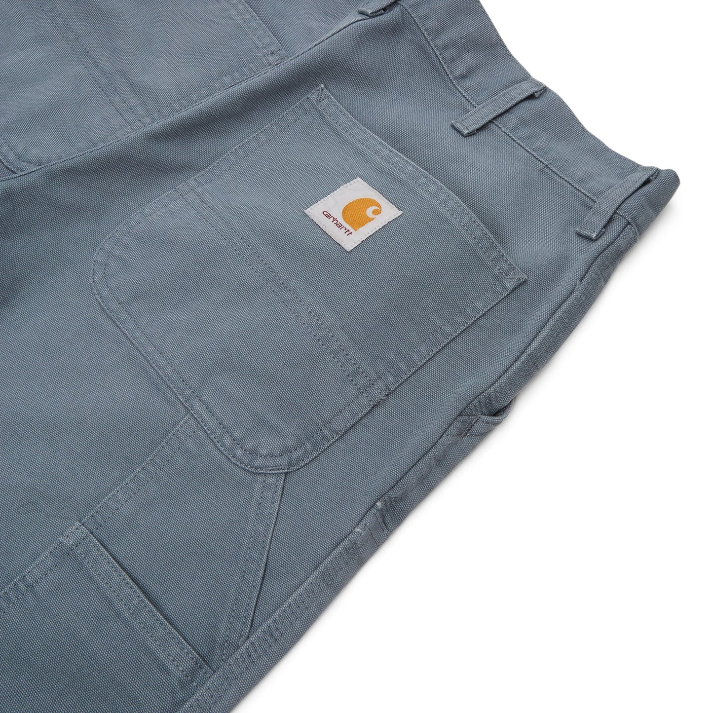 Carhartt WIP Double Knee Pant (Cozy Blue (Stone Canvas))