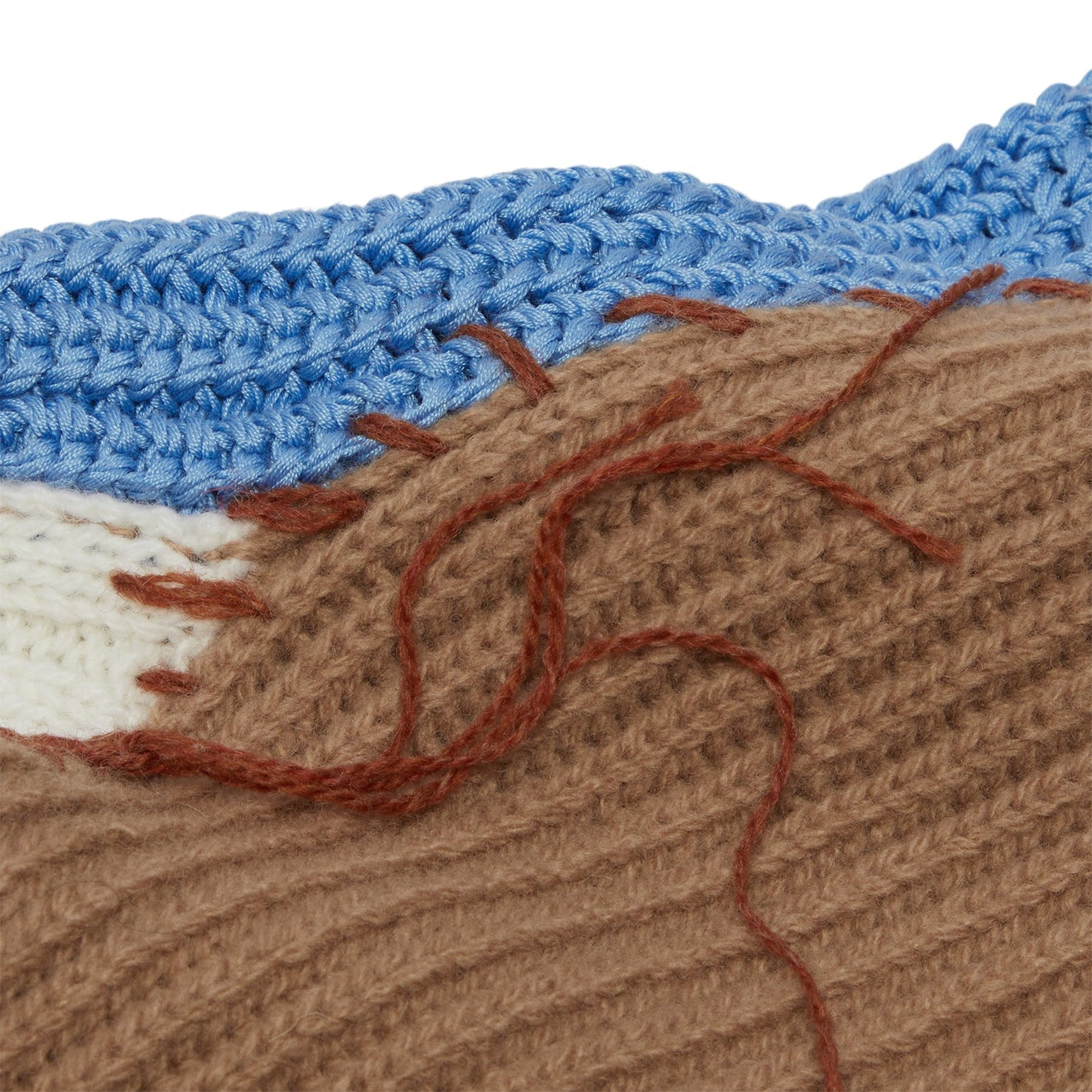 MARNI Cropped Roundneck Sweater (Dune)