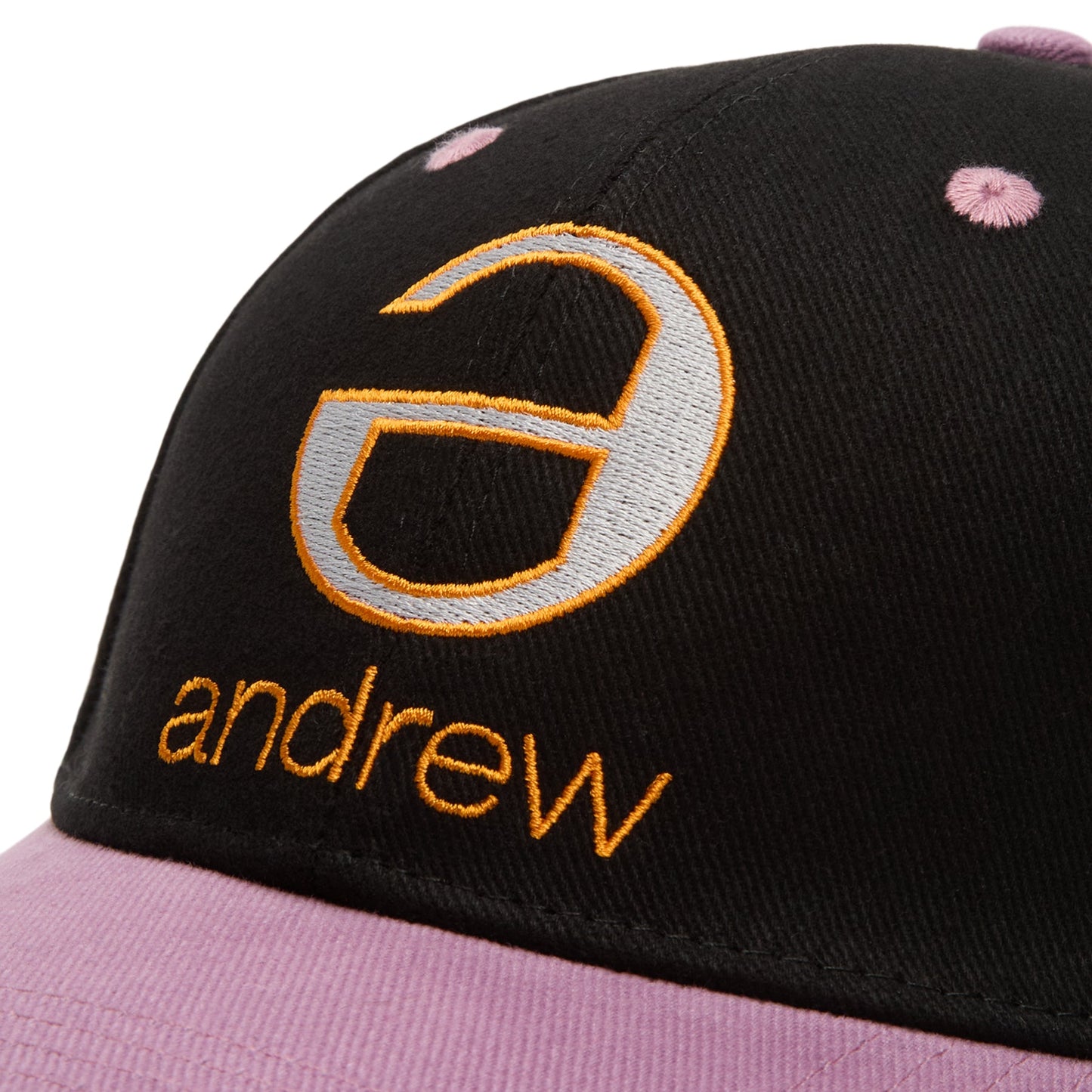 Andrew Lowercase 6 Panel Dad Hat (Black)