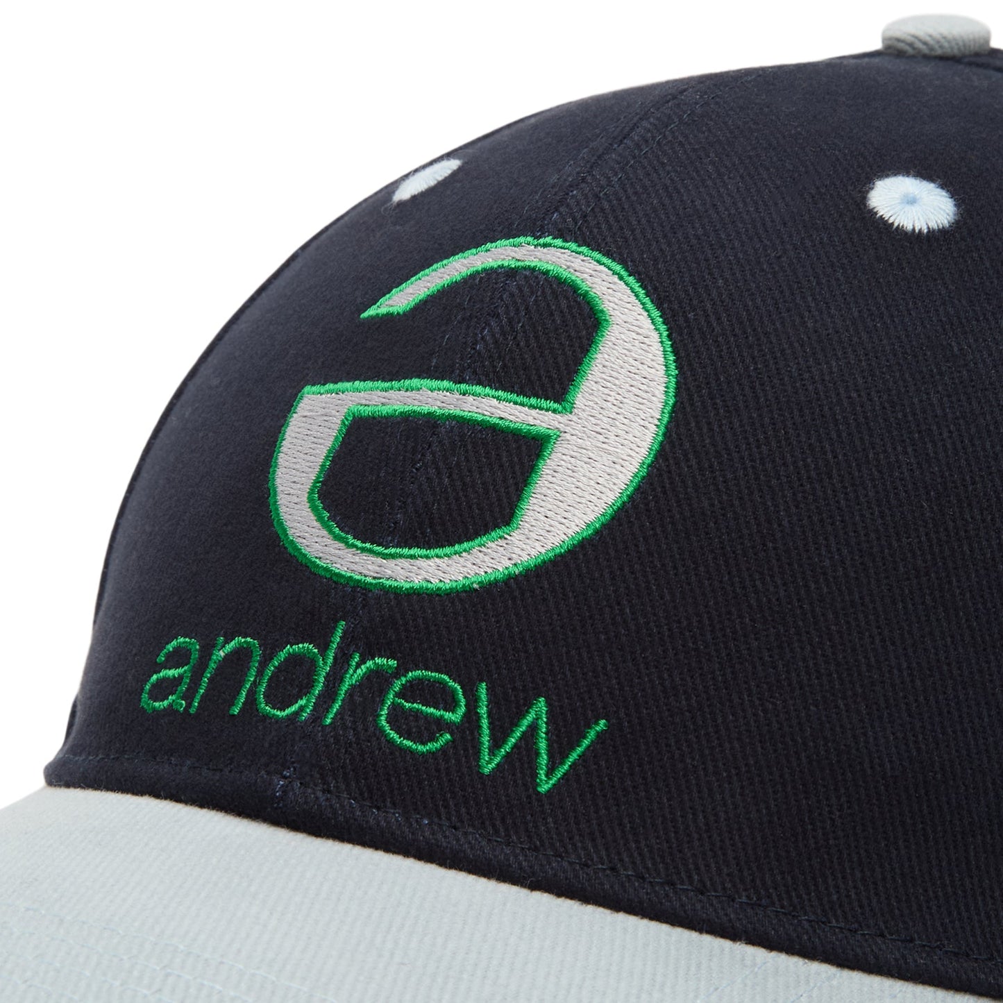 Andrew Lowercase 6 Panel Dad Hat (Blue)