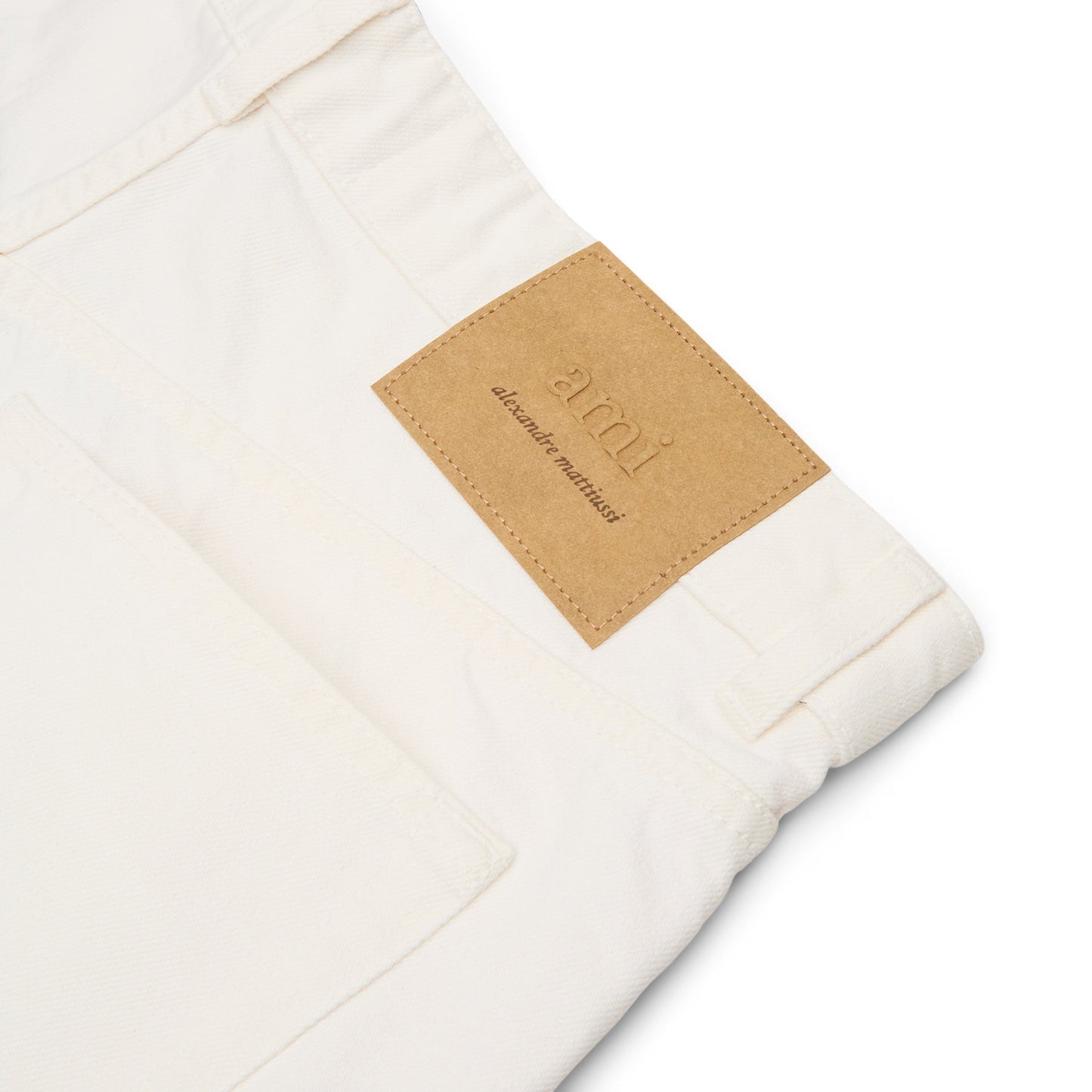 AMI Large Fit Jeans (Blanc creme)