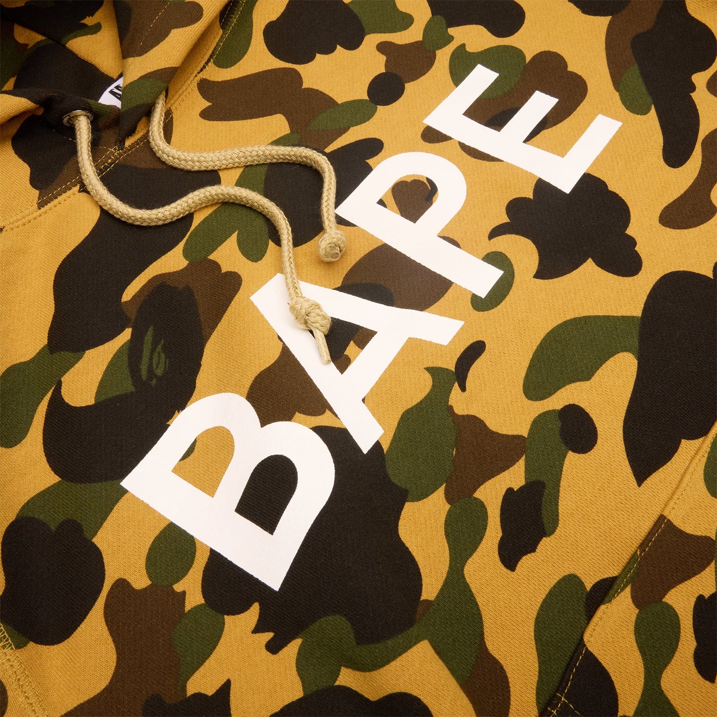 A Bathing Ape 1ST Camo Bape Pullover Hoodie (Yellow)