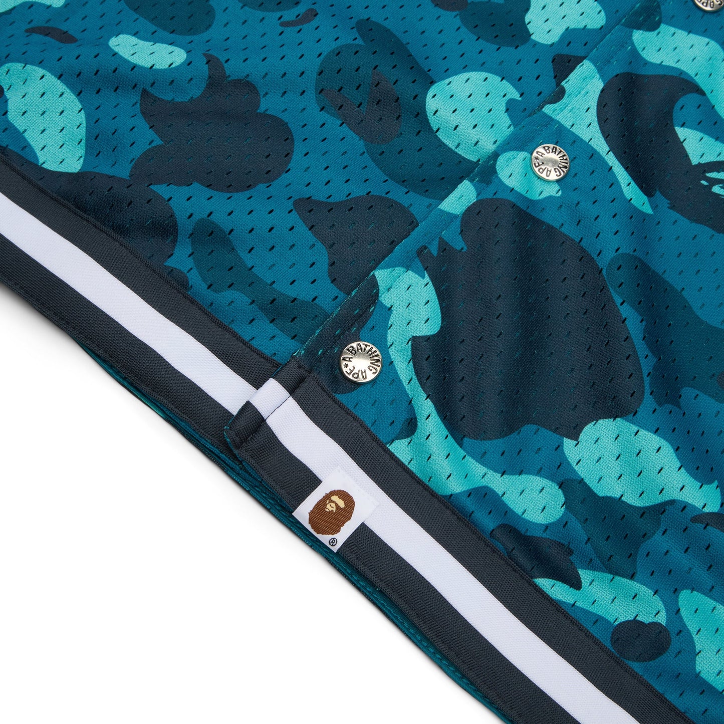 A Bathing Ape Color Camo Warm Up Ss Shirt M (Green)