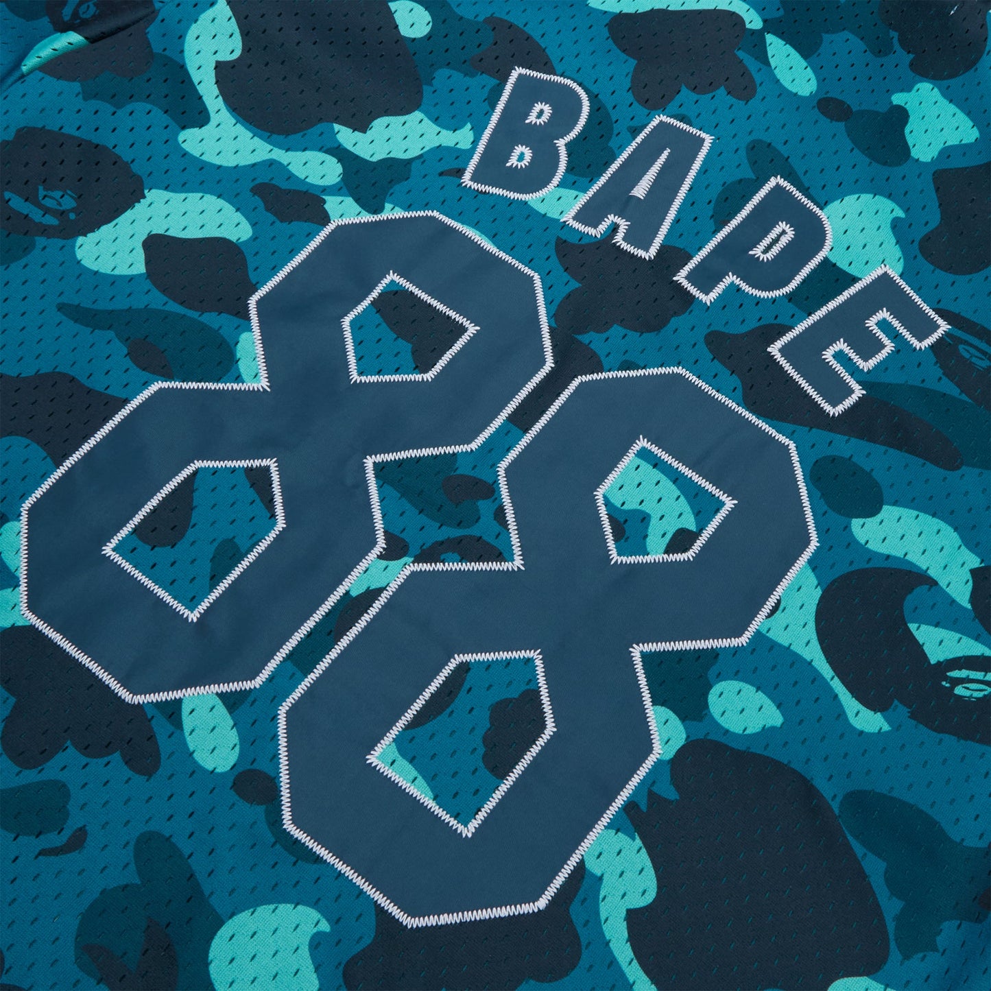 A Bathing Ape Color Camo Warm Up Ss Shirt M (Green)