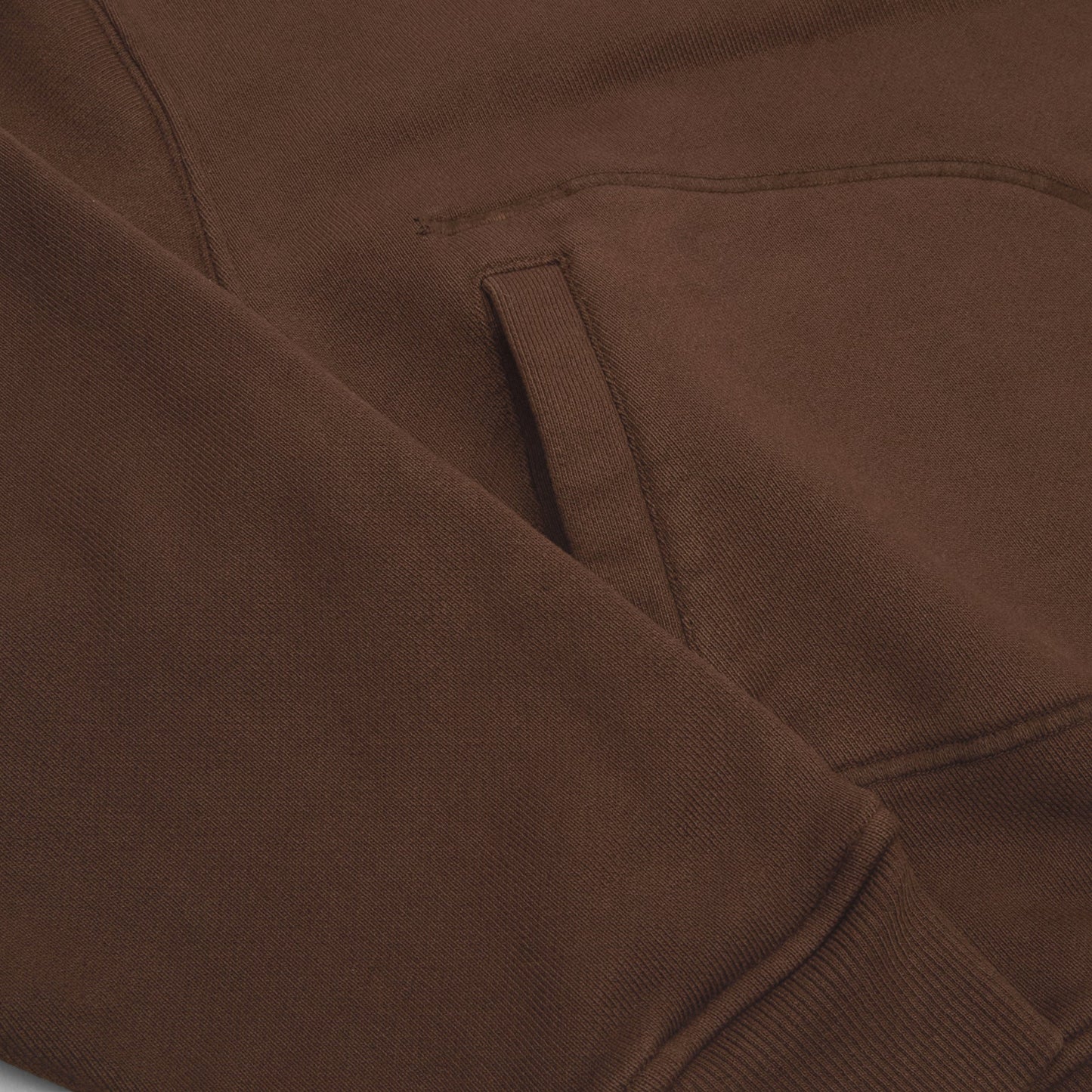 Brain Dead Half Zip Collared Sweatshirt (Brown)