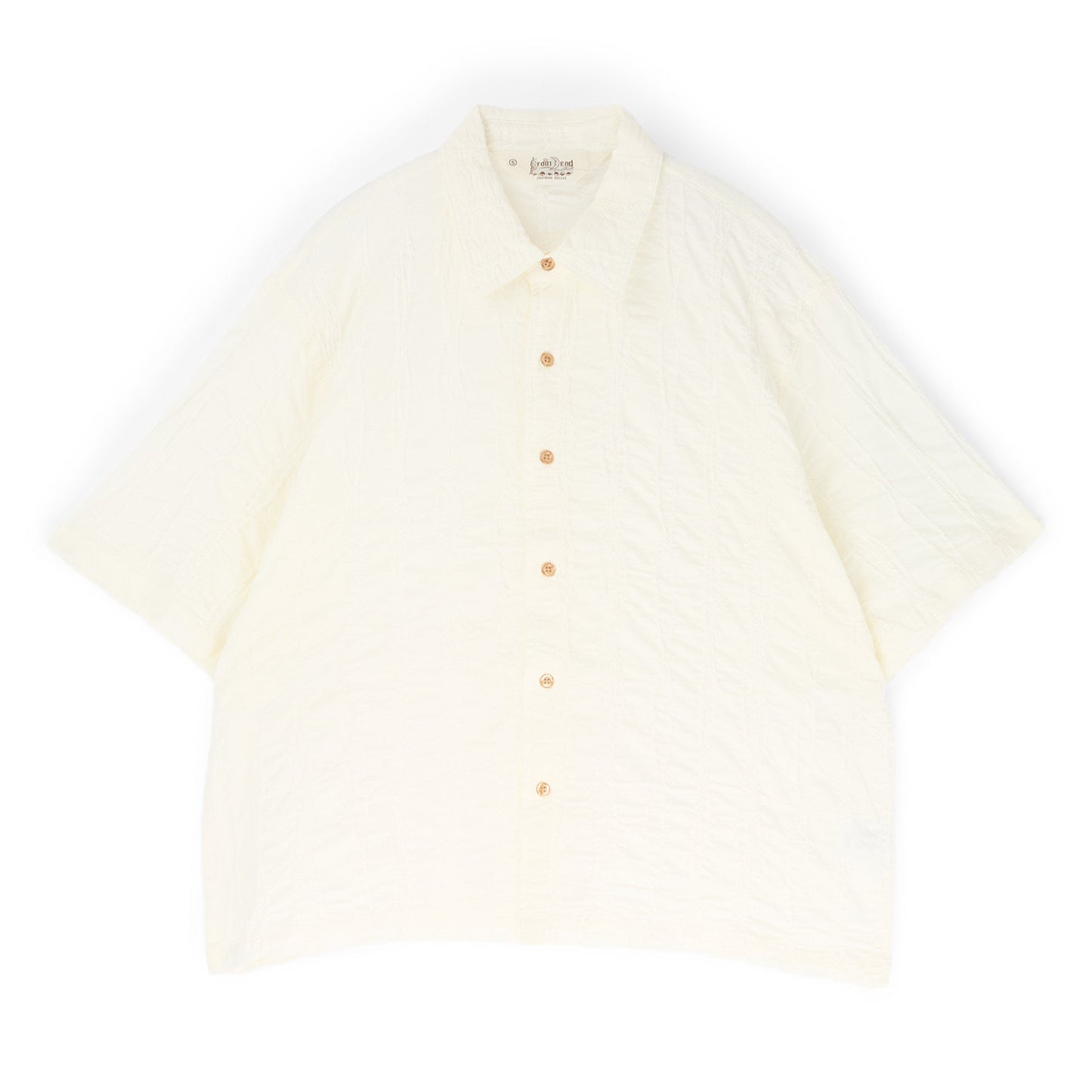 Brain Dead Twisted Piping Shirt (Natural)