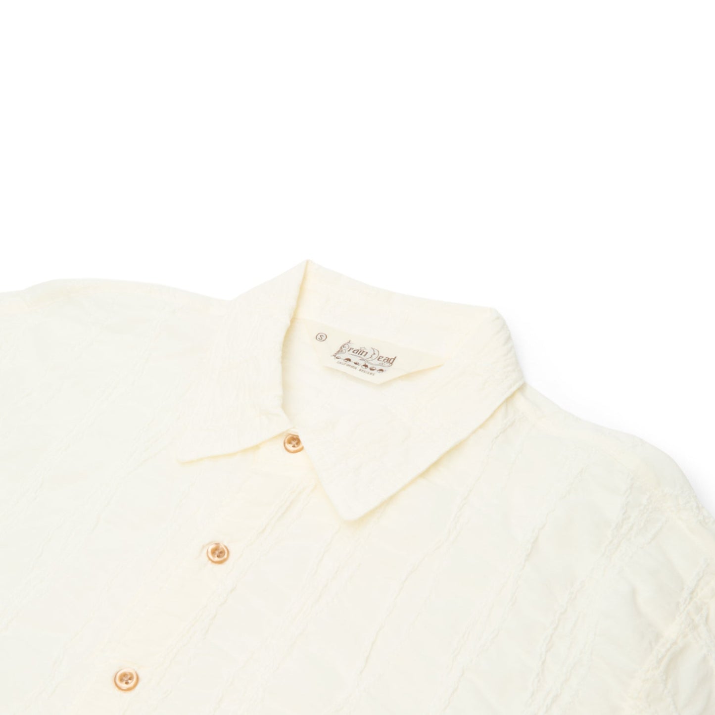 Brain Dead Twisted Piping Shirt (Natural)