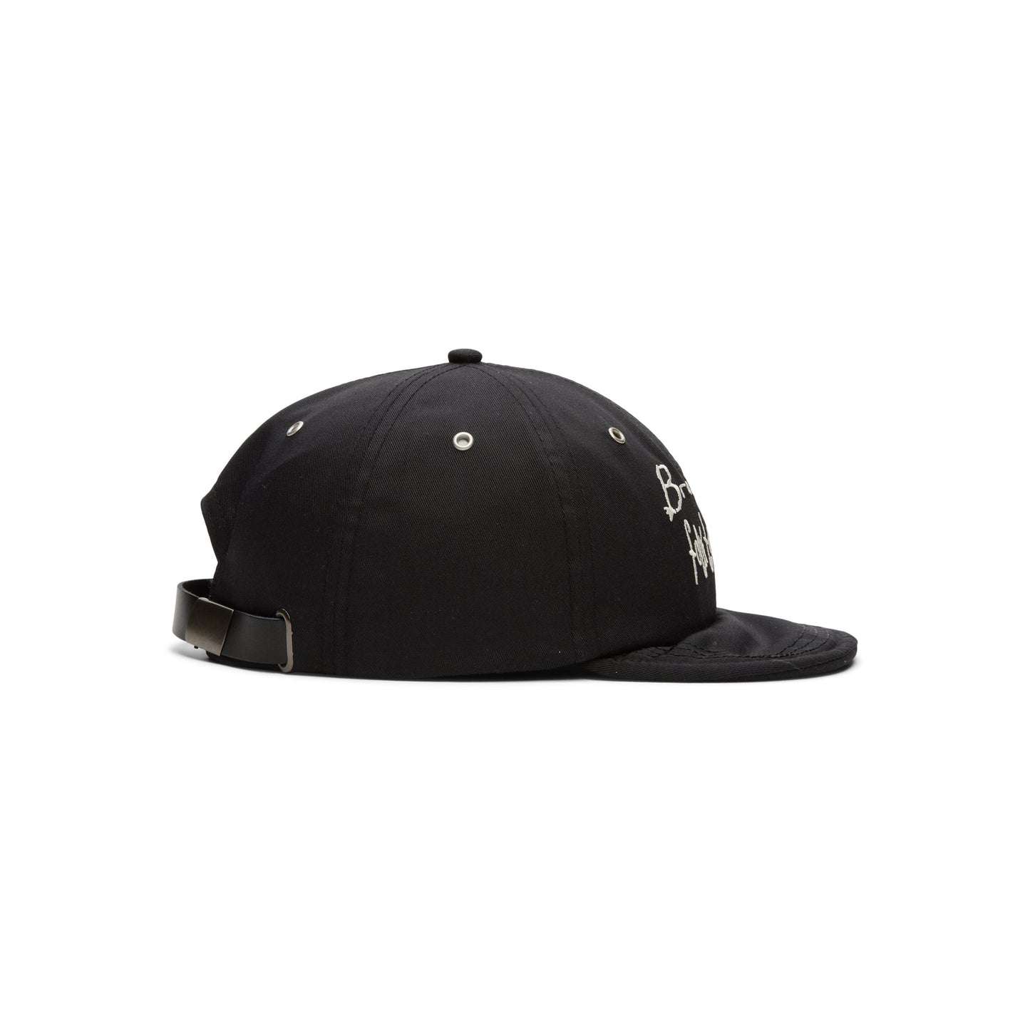 Brain Dead Folk Technology Wire Brim 6 Panel Hat (Black)