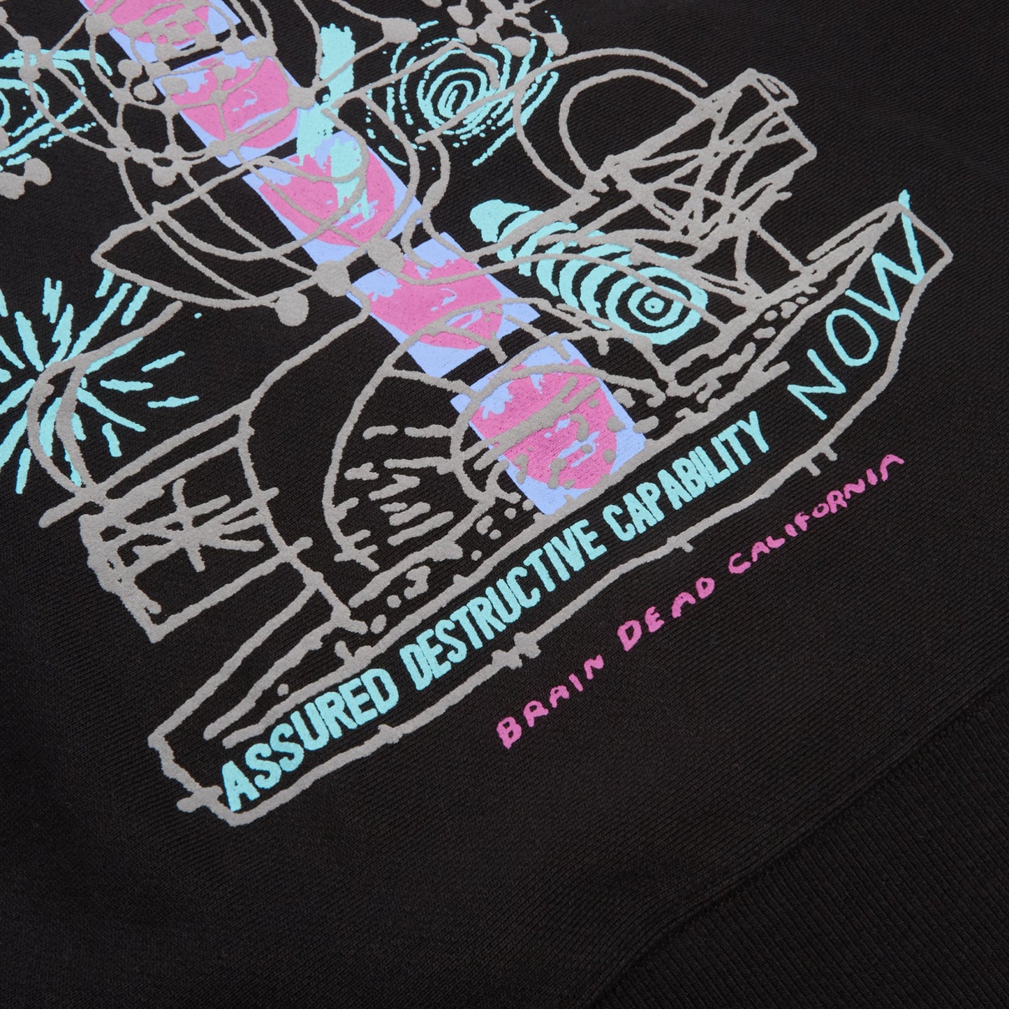 Brain Dead Permanent Universe Hoodie (Black)