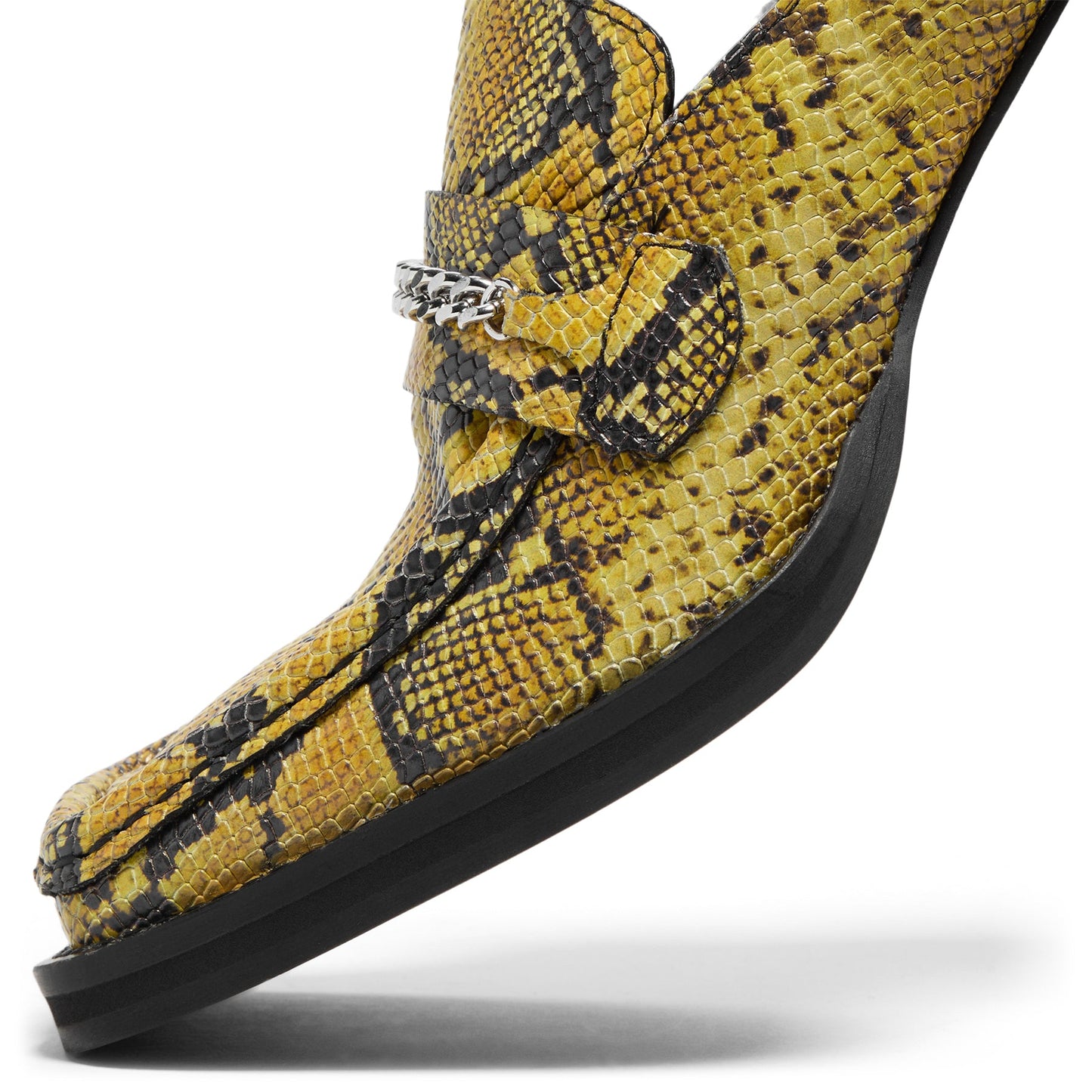 Martine Rose Square Toe Heel (Yellow/Black)