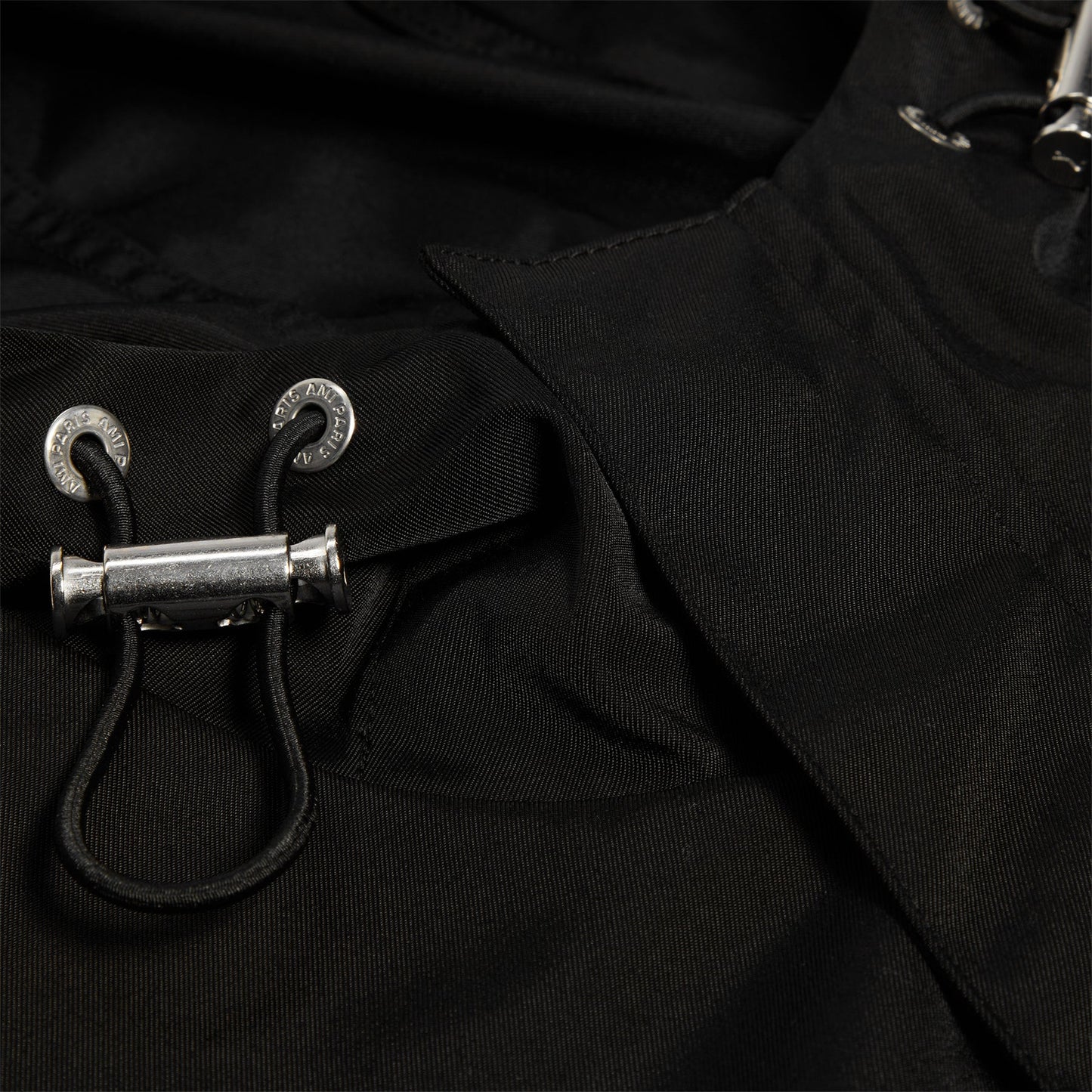 AMI Hooded Ami Windbreaker (BLACK)