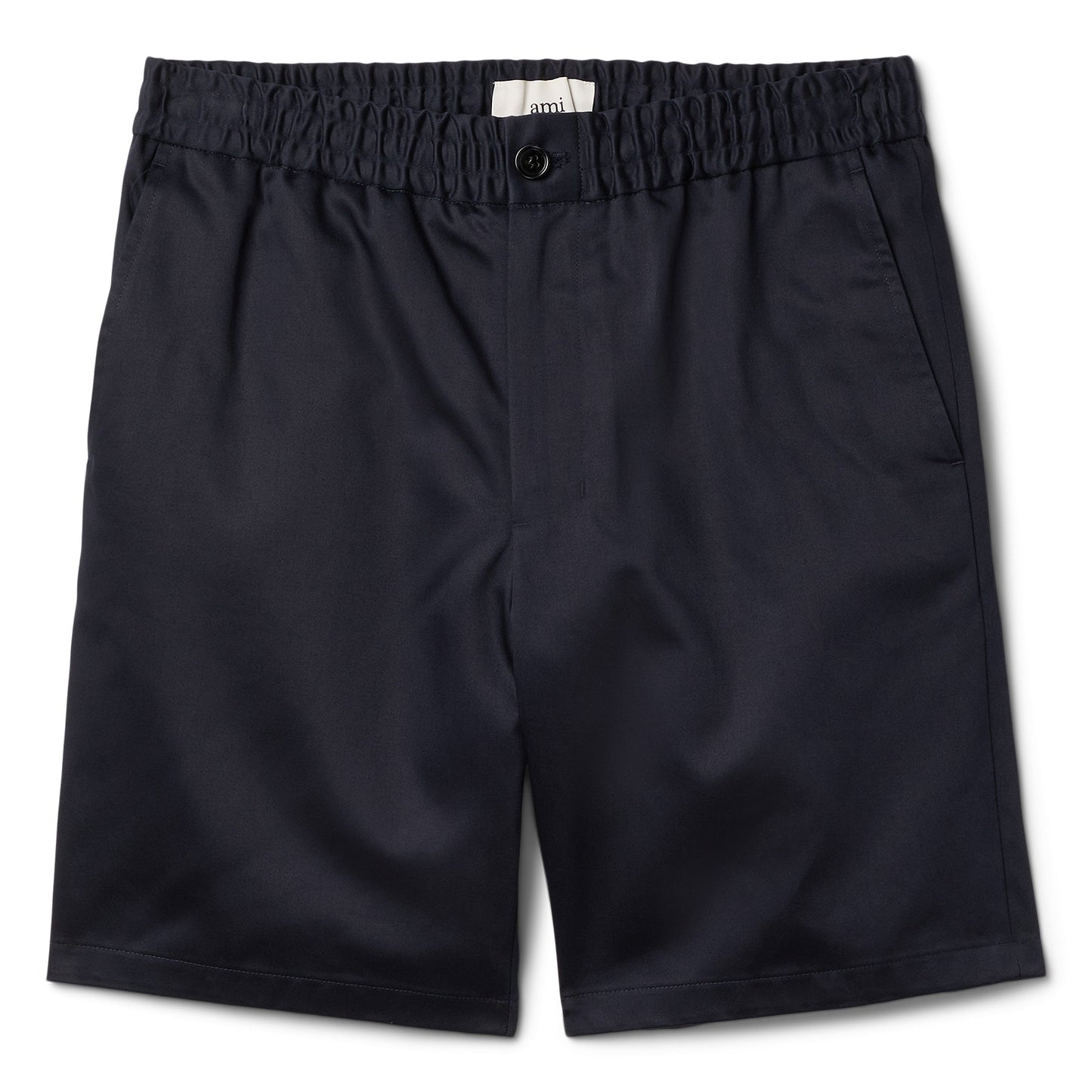 AMI Elasticated Waist Shorts (Navy Blue)