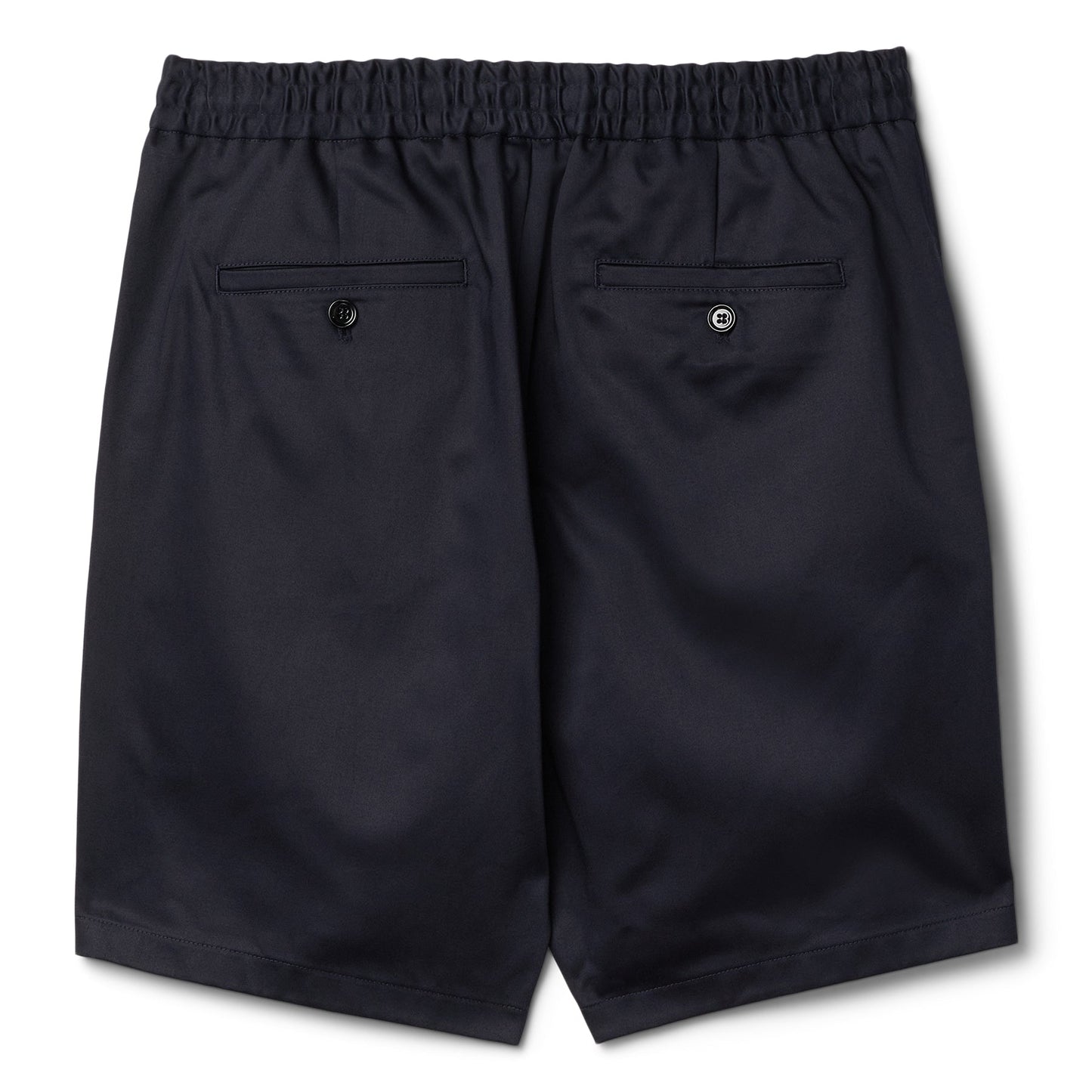 AMI Elasticated Waist Shorts (Navy Blue)