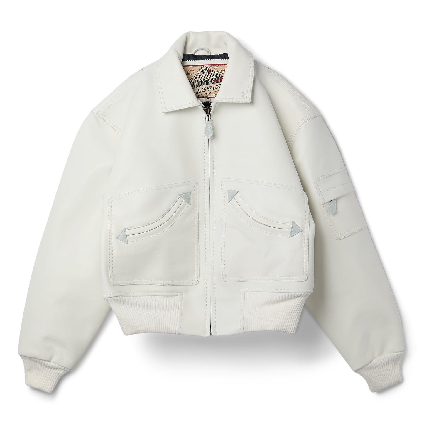 Adidem Asterisks Lambskin Jacket (White)