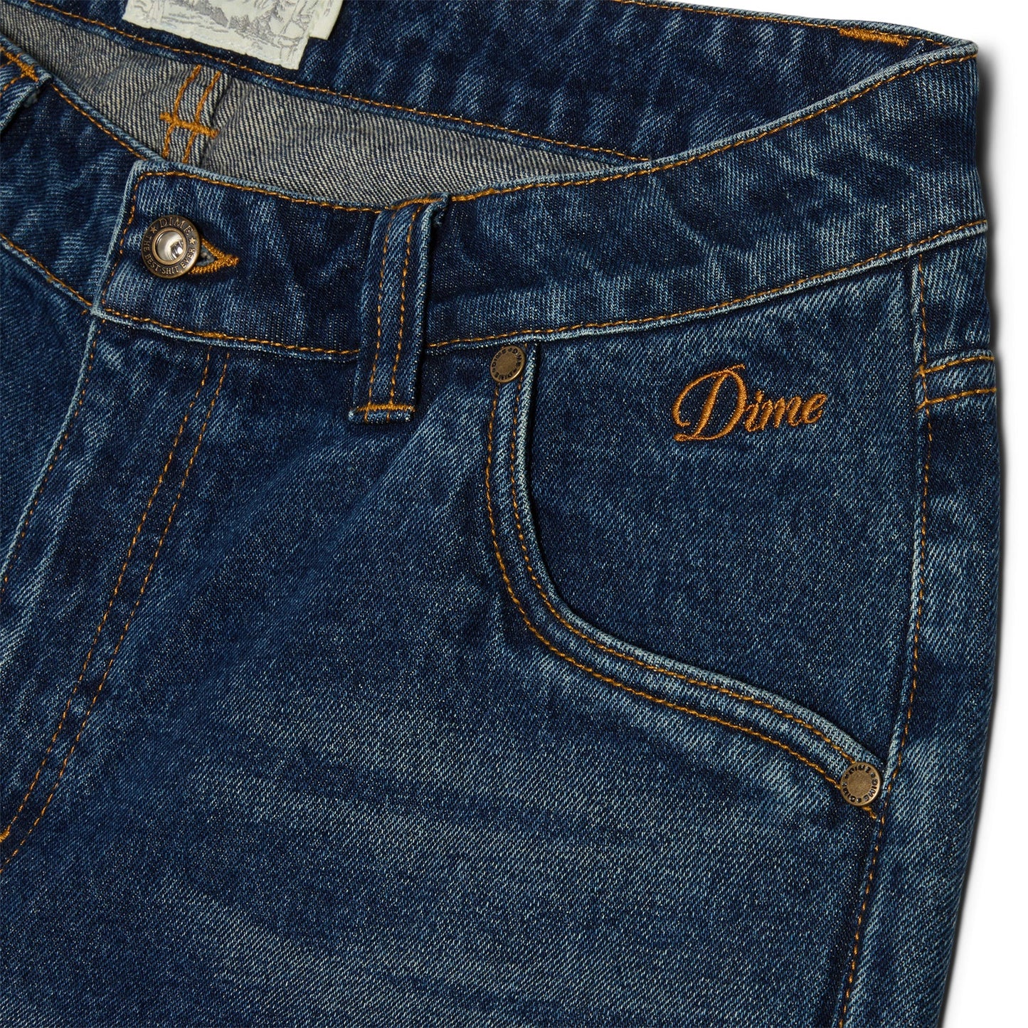 Dime Classic Relaxed Denim Pants (Faded Indigo)