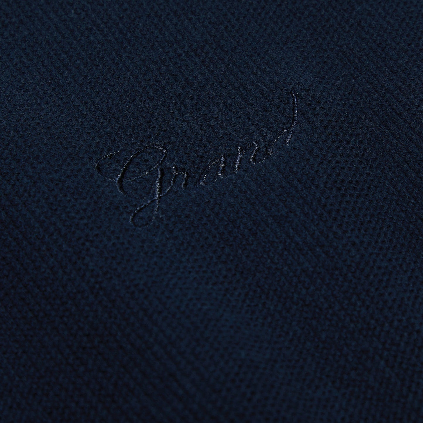 Grand Collection Knit Quarter Zip Sweater (Midnight Navy)