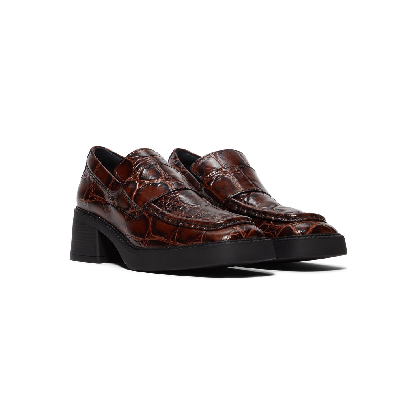 Miista Karina Brown Coco Loafers (Brown)