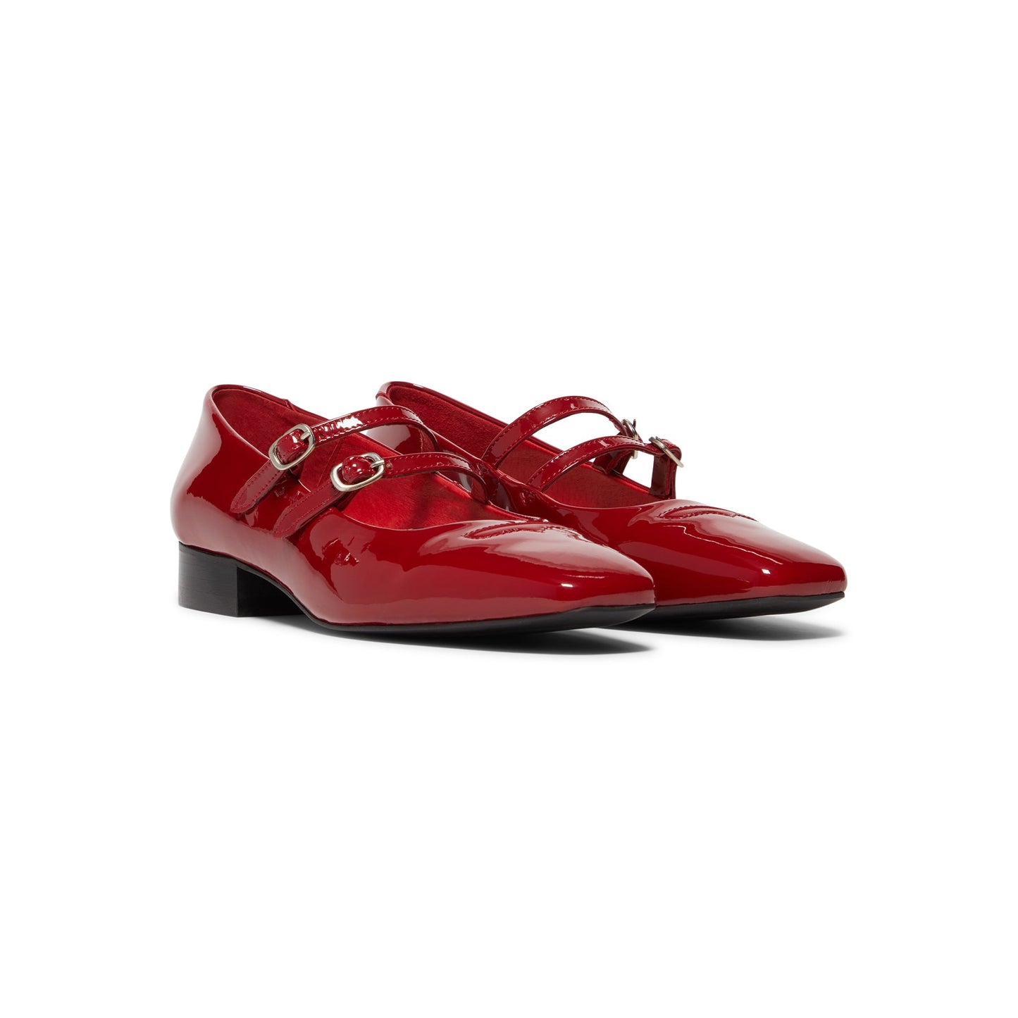DUKE + DEXTER Ruby Red Patent Mary Jane (Red)