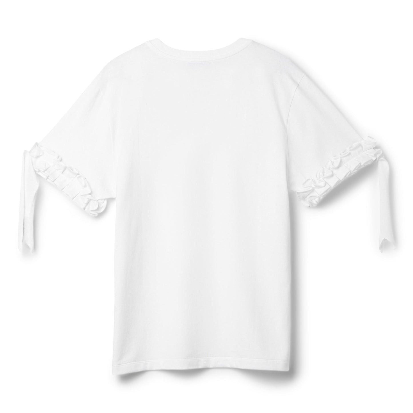 COPERNI Ruffle Logo Boxy T-Shirt (White)