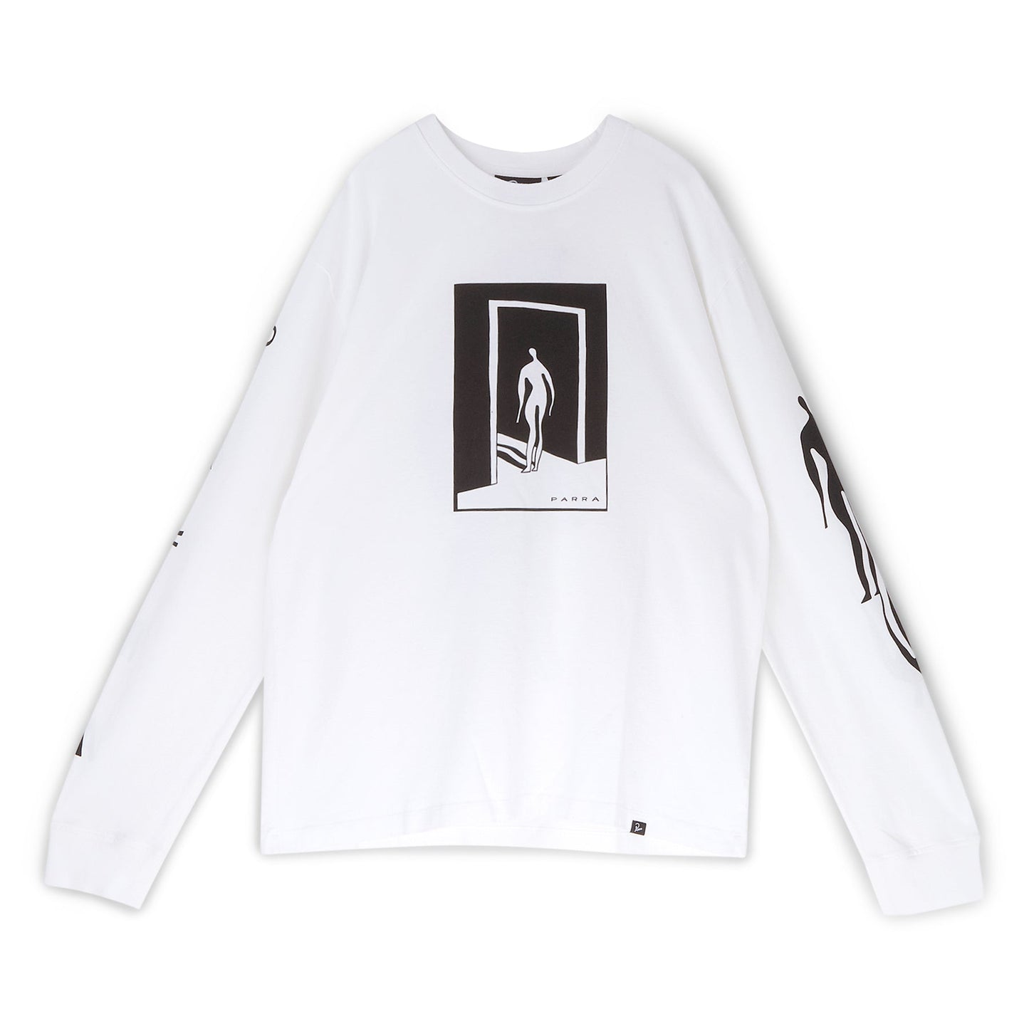 by Parra The Hotel Long Sleeve T-Shirt (White)