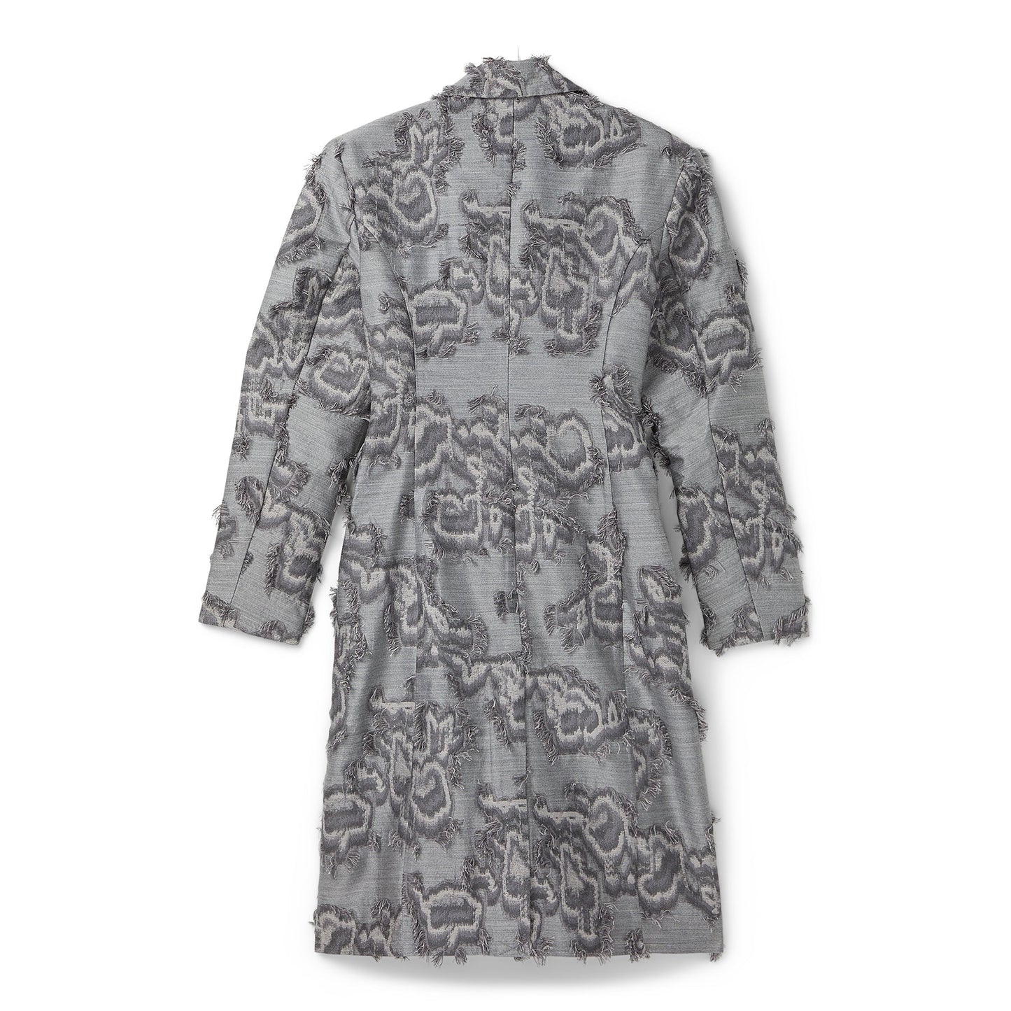 GANNI Fil Coupe Suiting Coat (Mockingbird)