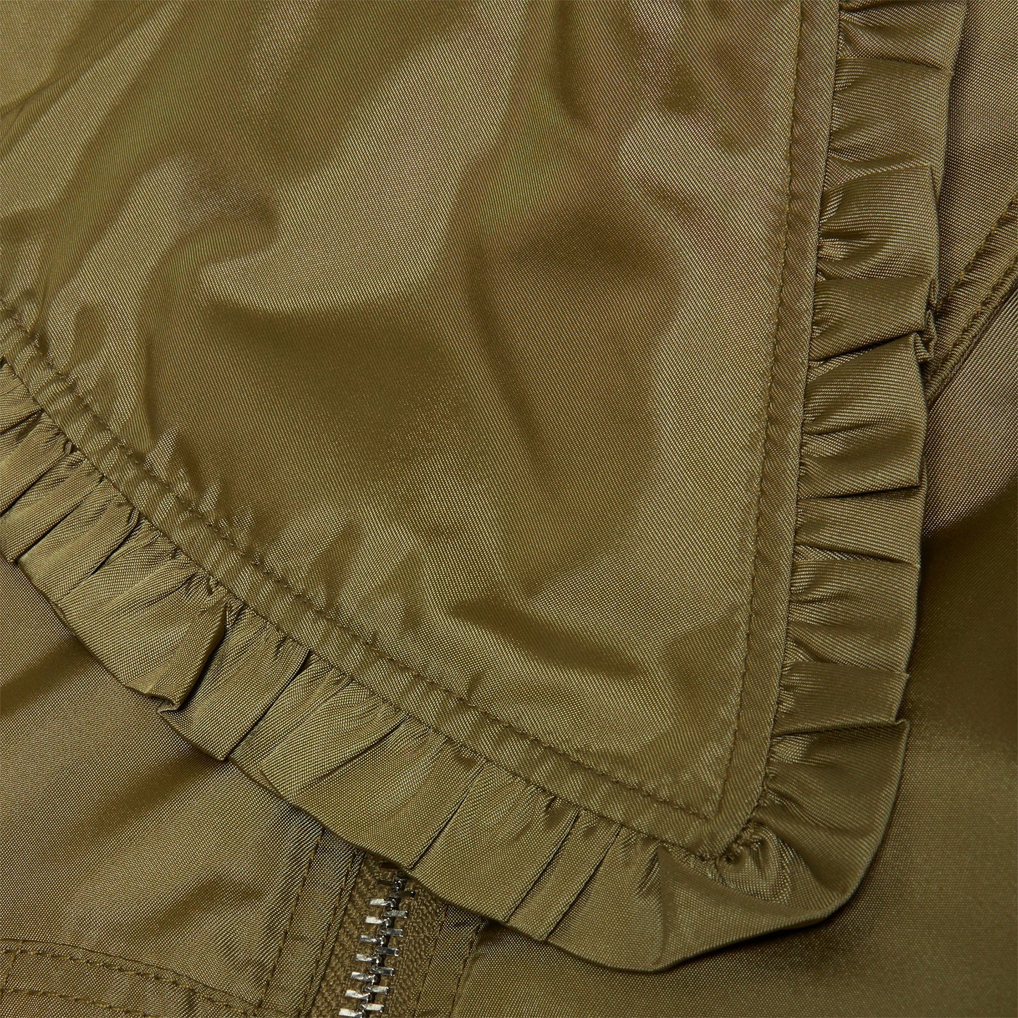 GANNI Duchesse Nylon Fitted Jacket (Boa)