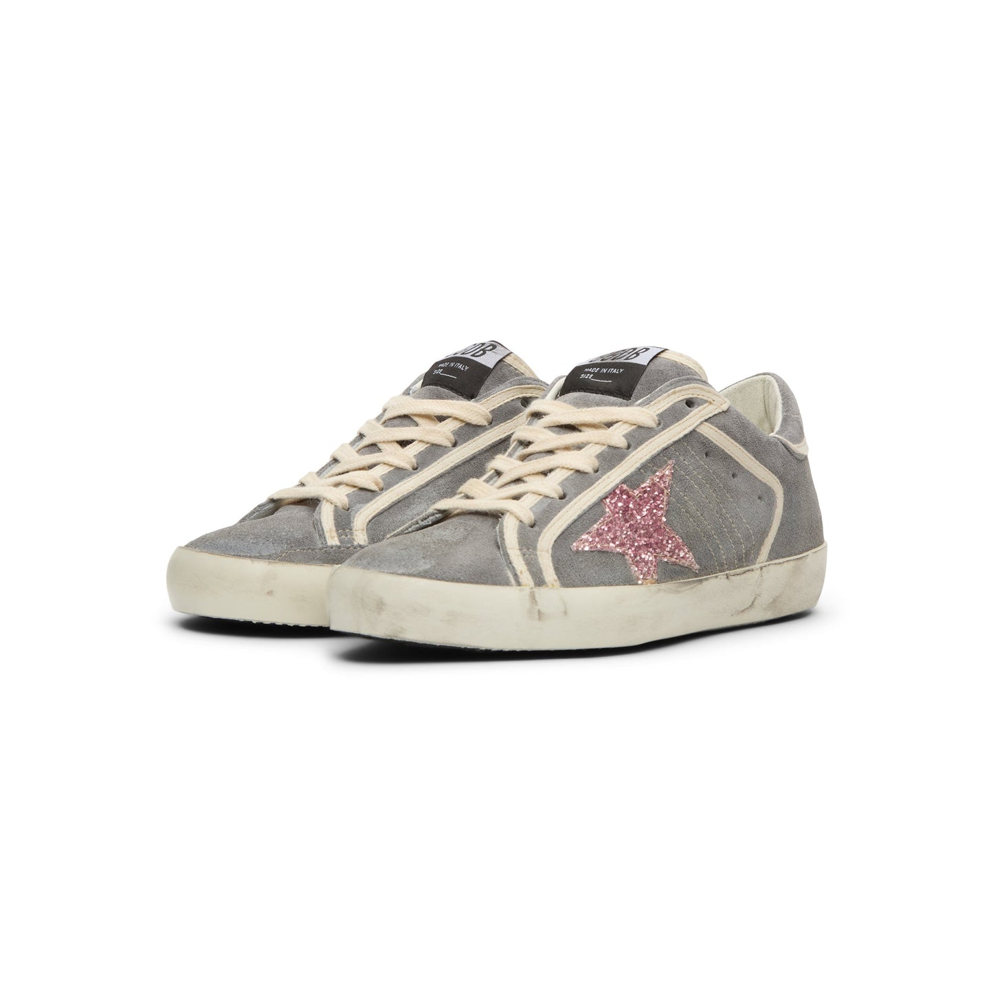 Golden Goose Super Star (Grey/Bubblegum pink)