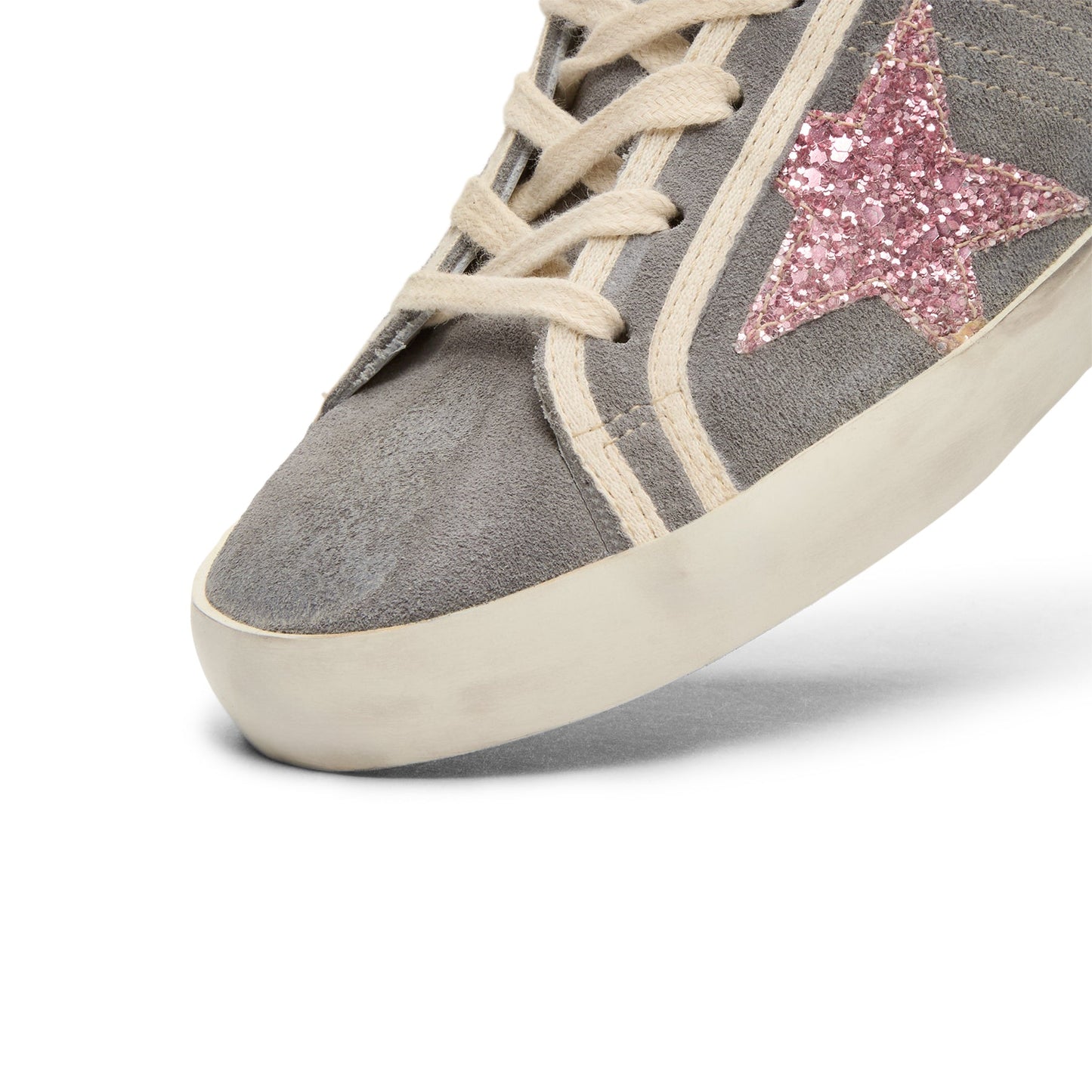 Golden Goose Super Star (Grey/Bubblegum pink)