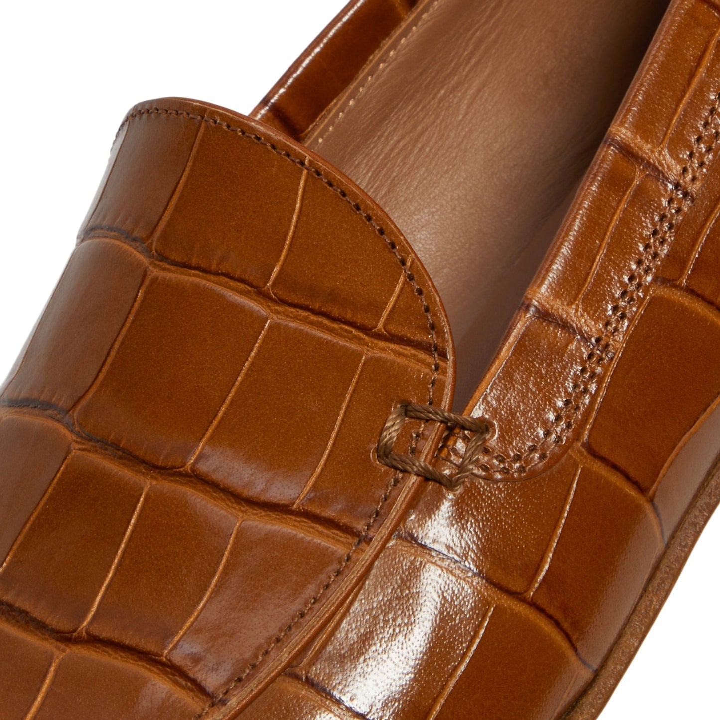 GIABORGHINI Money Printed Leather Loafer (Tan)