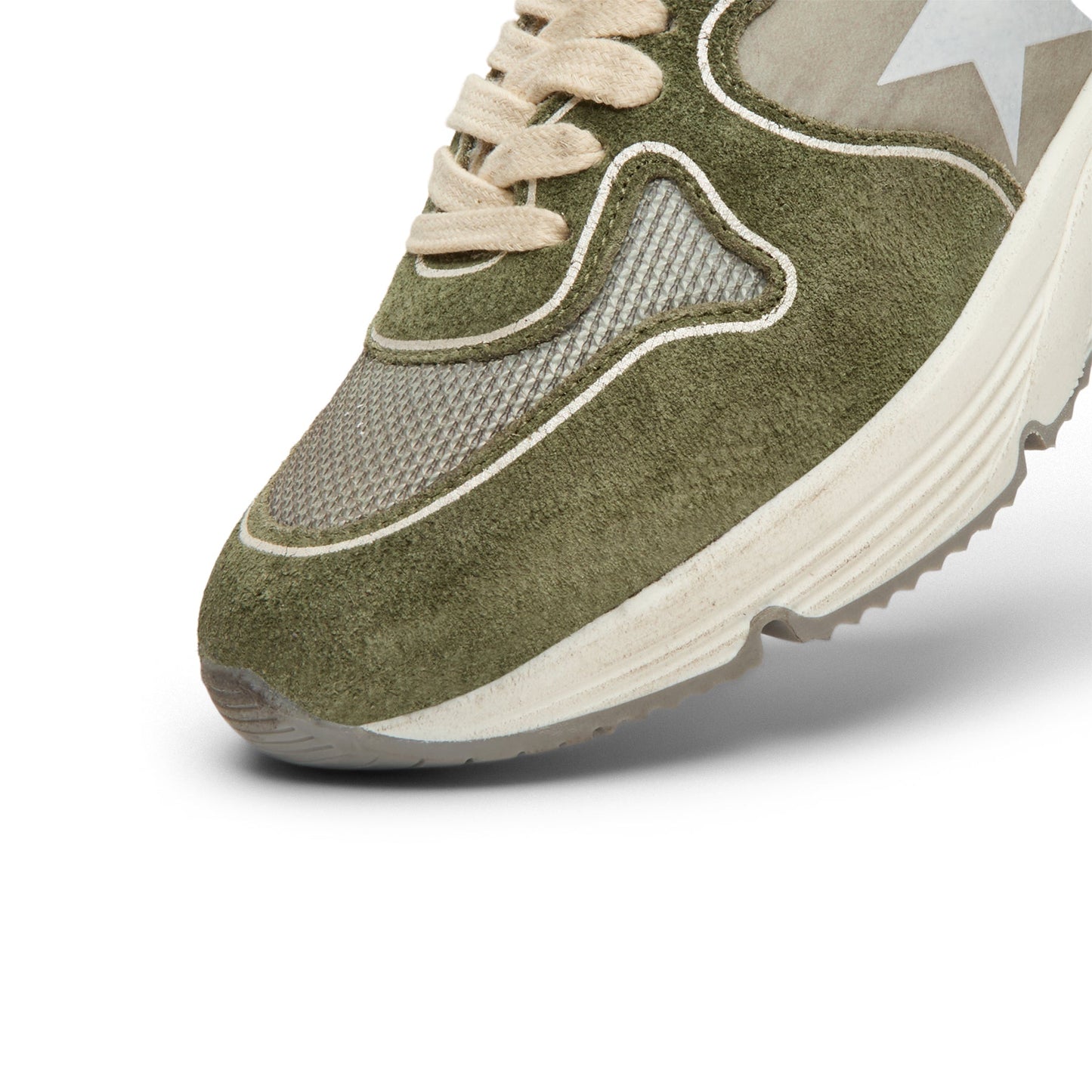 Golden Goose Running (Green/Silver)
