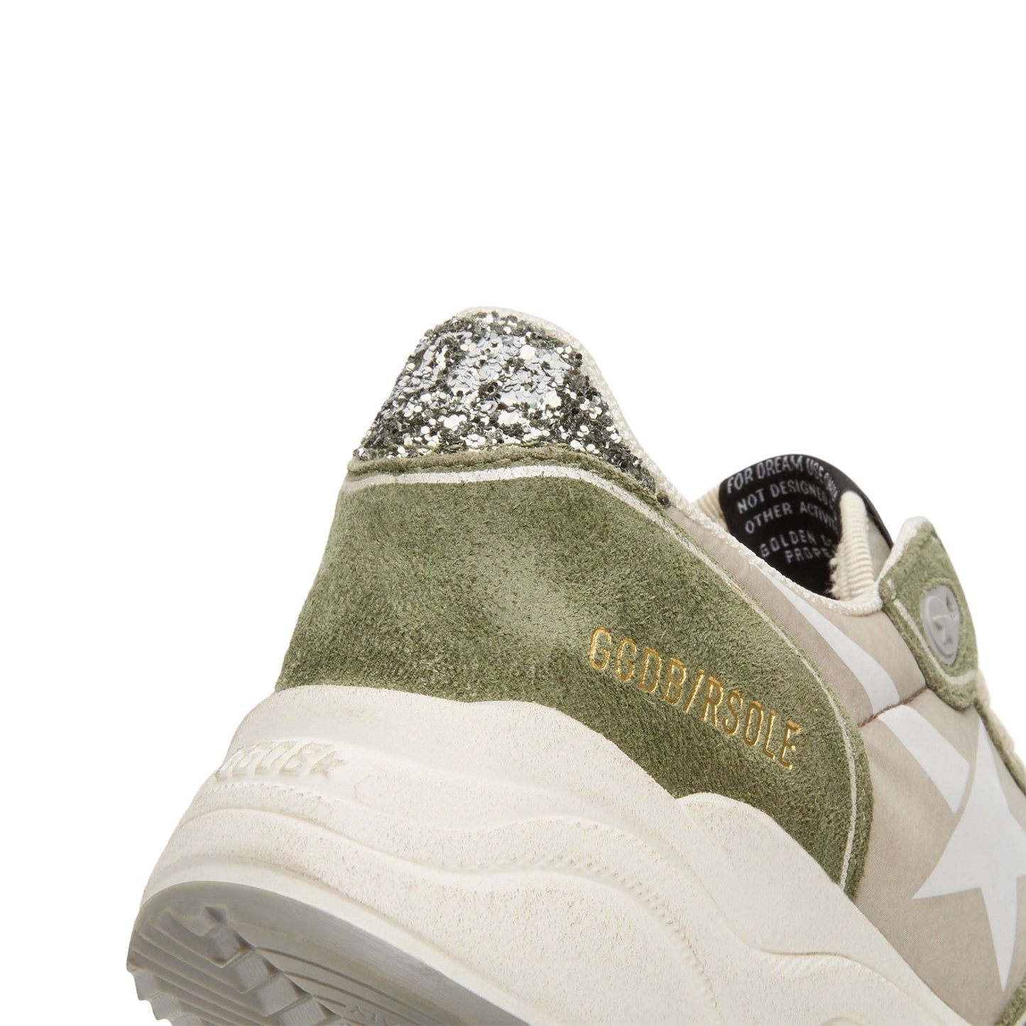 Golden Goose Running (Green/Silver)