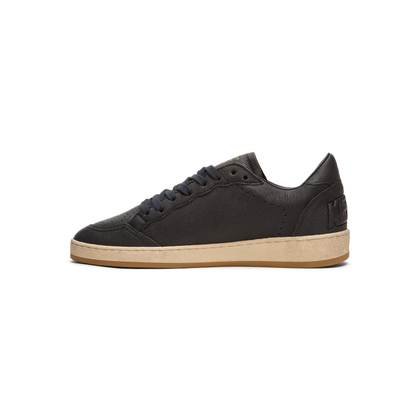 Golden Goose Ballstar Leather Upper Star Toe Spur (Navy)