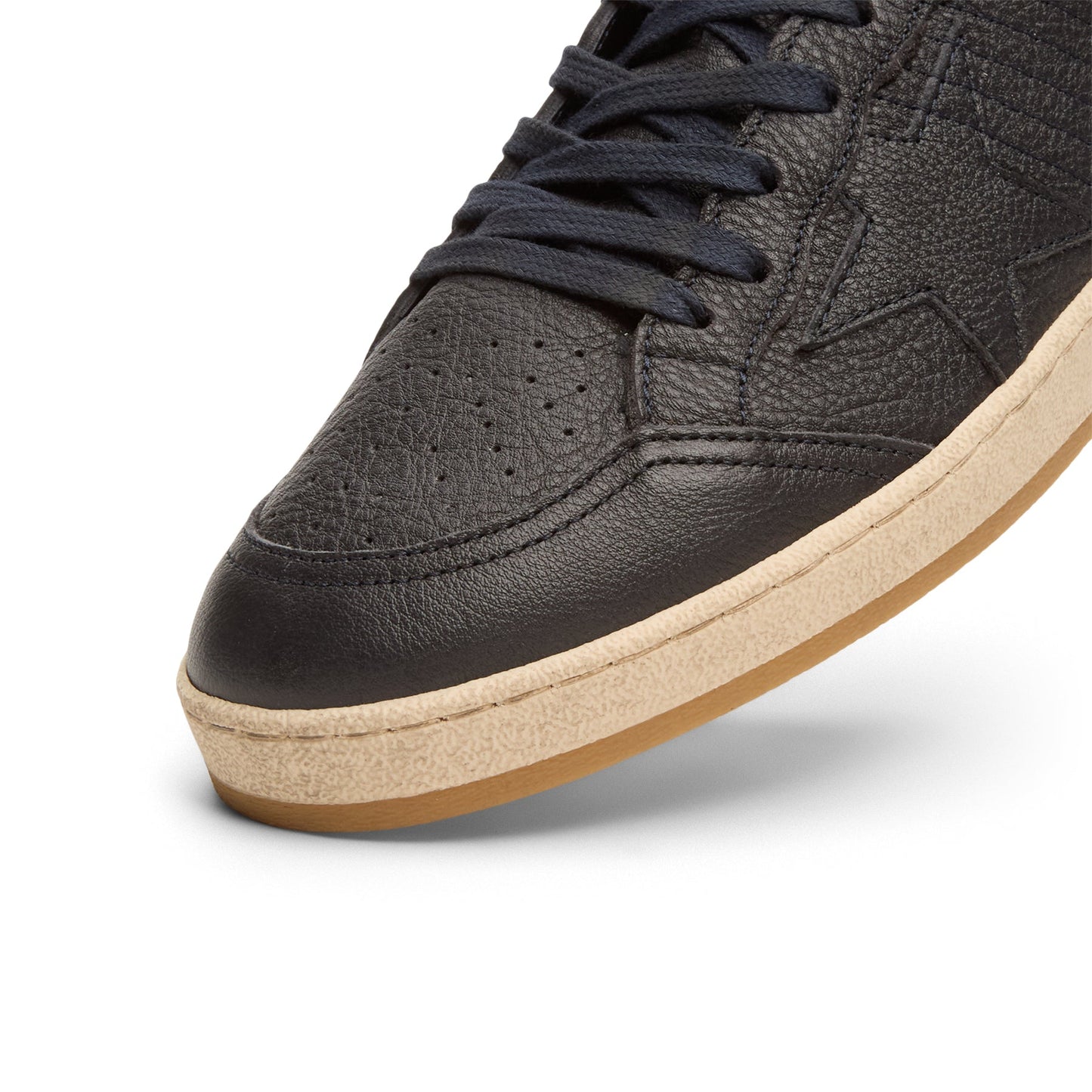 Golden Goose Ballstar Leather Upper Star Toe Spur (Navy)