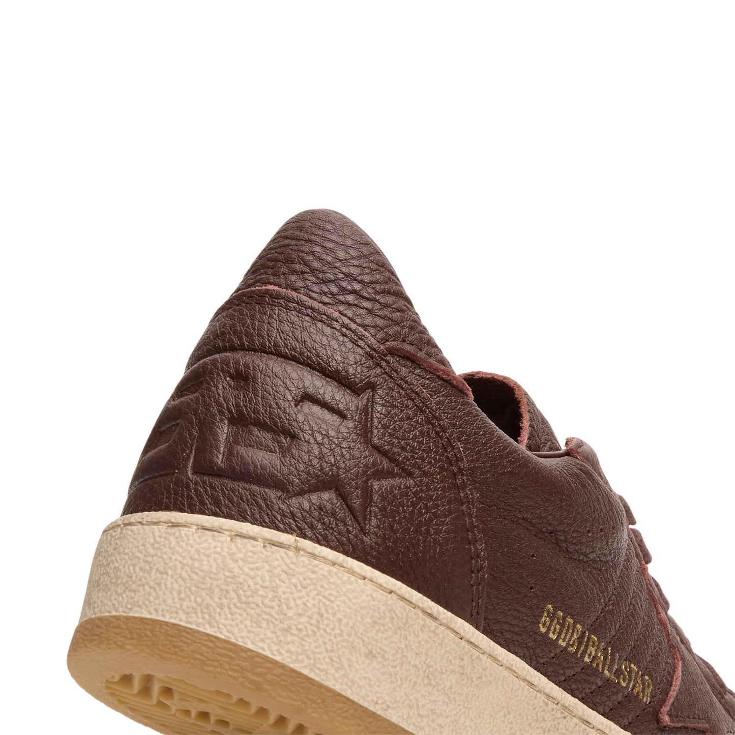 Golden Goose Ballstar Leather Upper Star Toe Spur (Bordeaux)