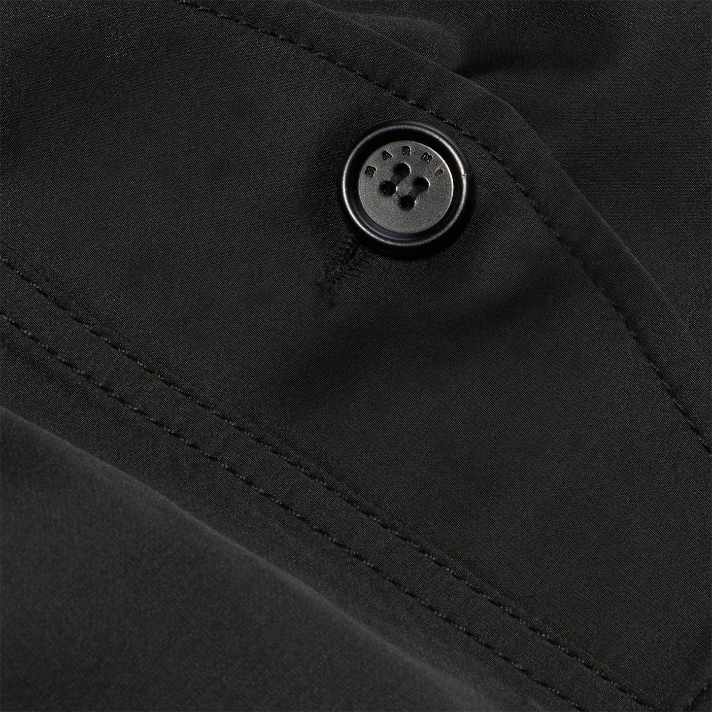 MARNI Water-repellent Taffeta Cargo Pants (Black)