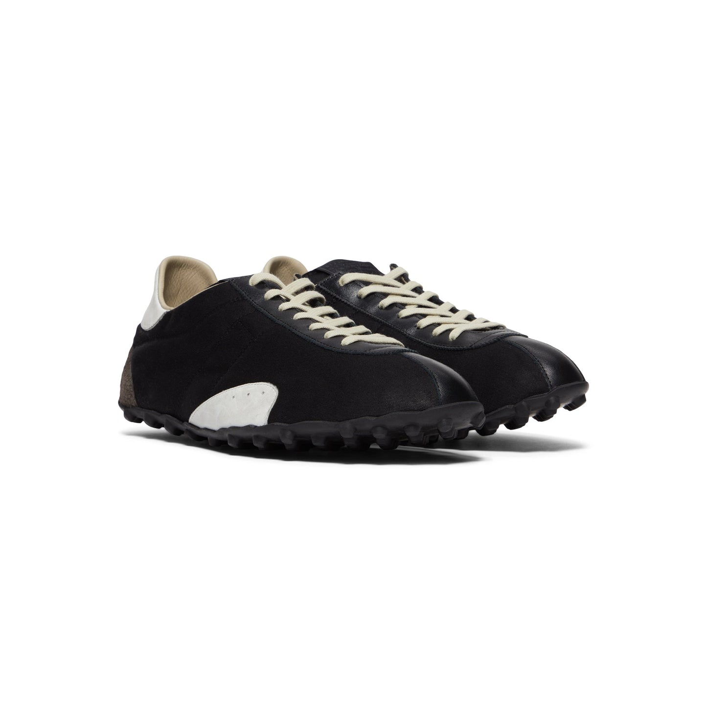 Maison Margiela Sprinter Low Top Shoes (Black/White/Anthracite)