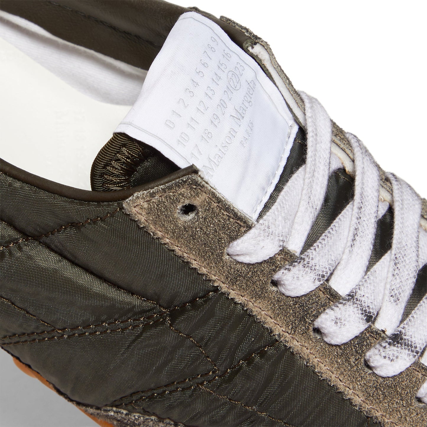 Maison Margiela Sprinters Low Top (Dark Green/White/Grey)