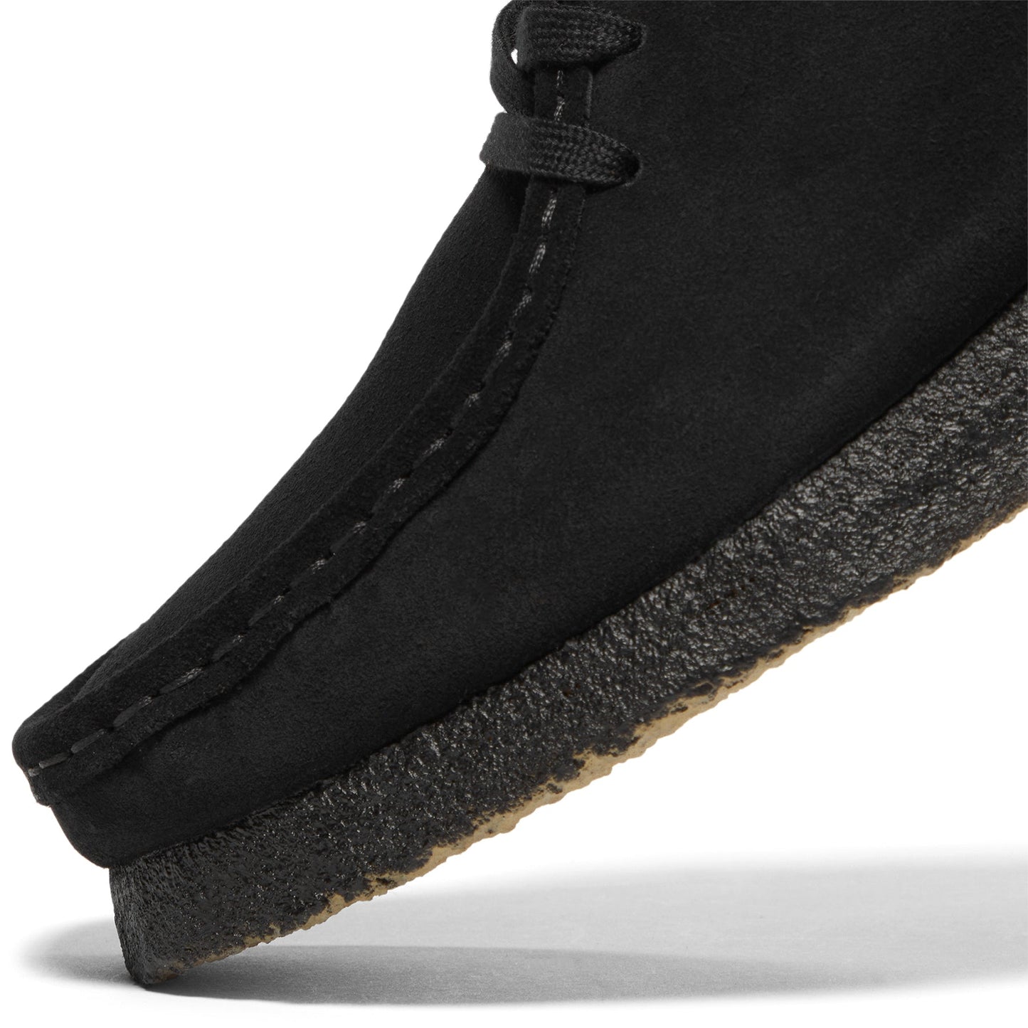 Clarks Womens Wallabee (Black Suede)