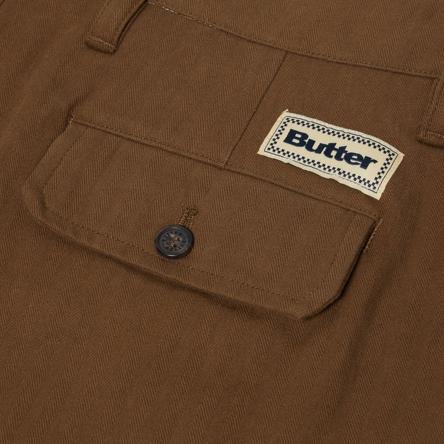 Butter Goods Pleated Trousers (Chocolate)