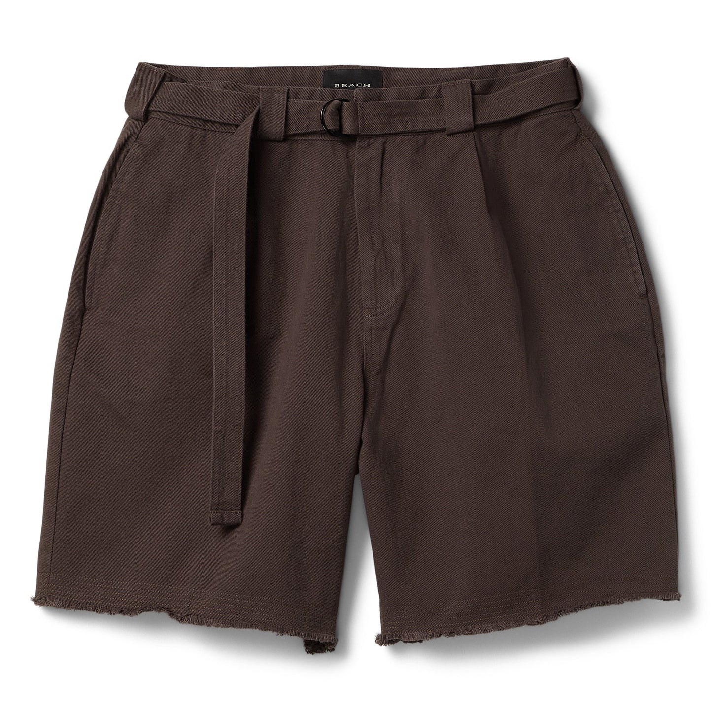 Beach Brains Pleated Suit Short (Dark grey)