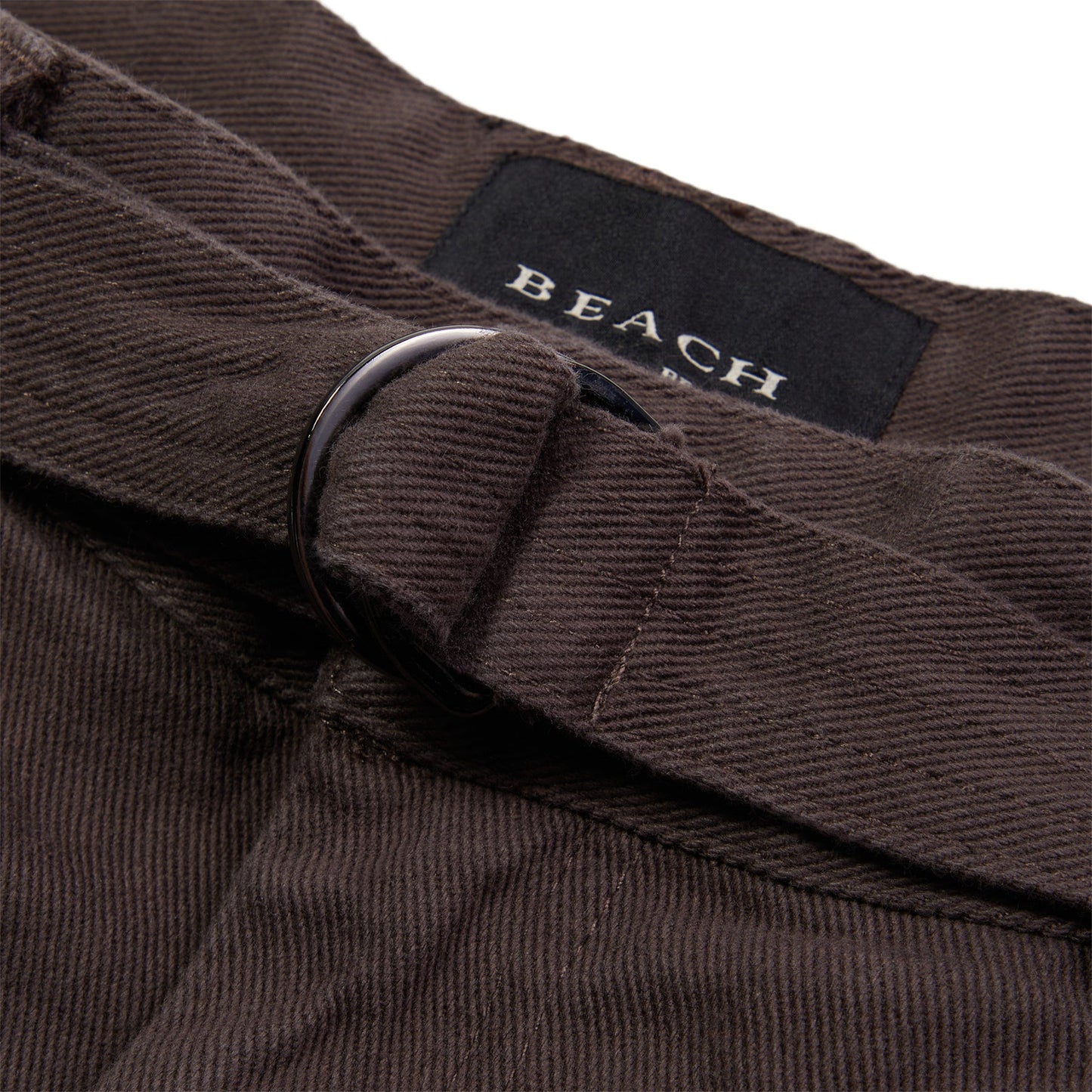 Beach Brains Pleated Suit Short (Dark grey)