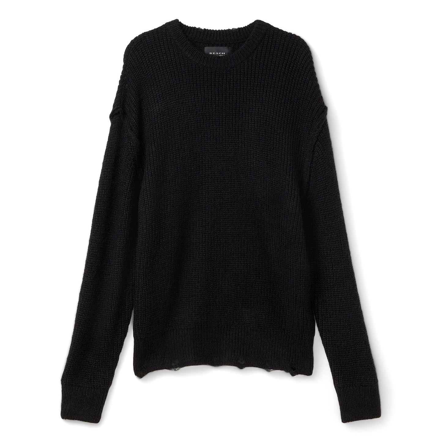 Beach Brains Session Knit Sweater (Black)