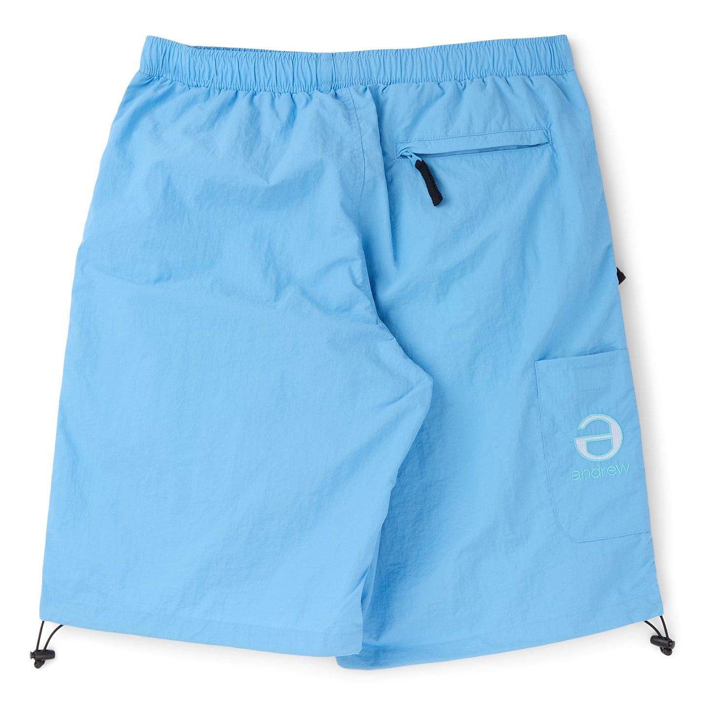 Andrew Long Cinch Shorts (Baby Blue)
