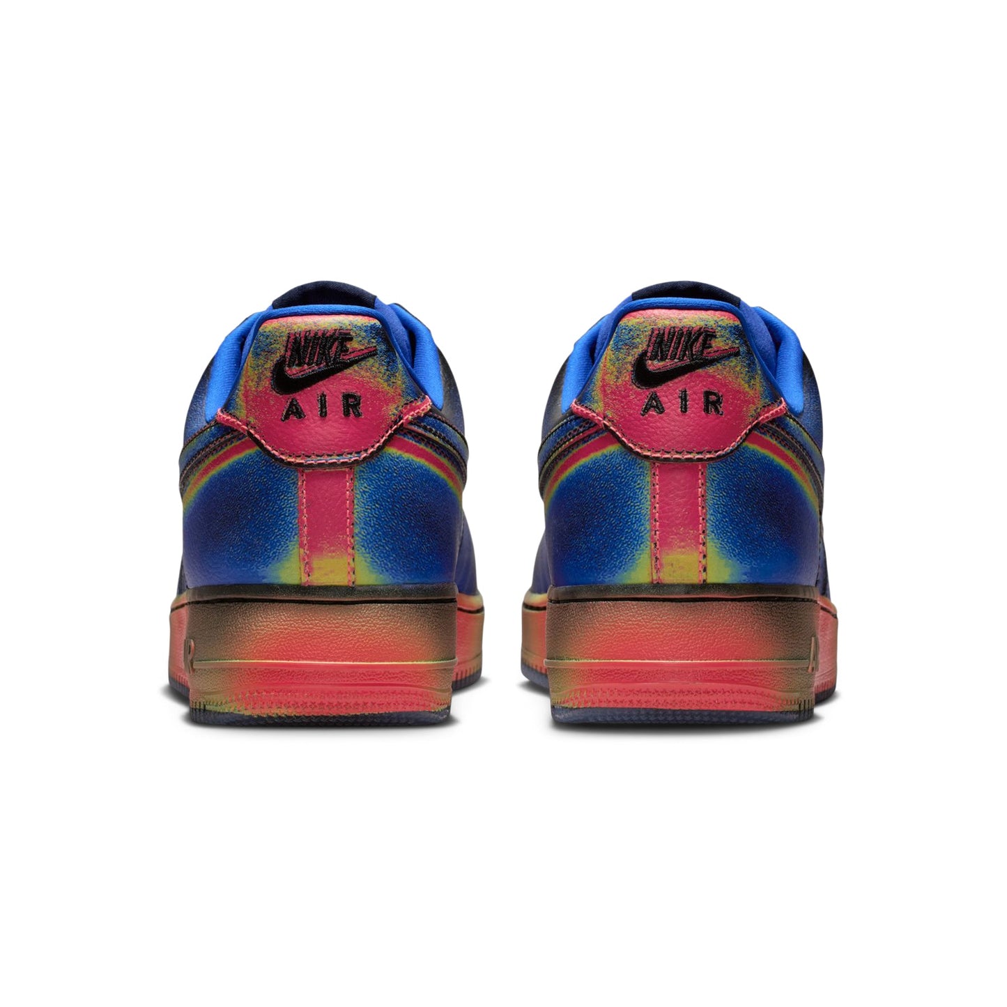 Nike Air Force 1 Low Retro (Black/Racer Blue-Volt Ice-Bright Crimson)