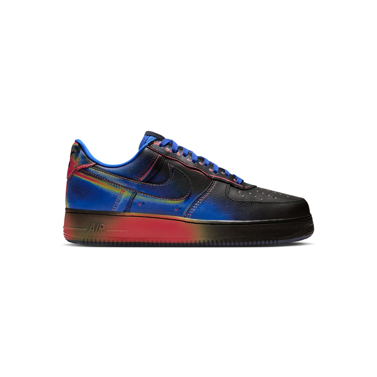 Nike Air Force 1 Low Retro (Black/Racer Blue-Volt Ice-Bright Crimson)