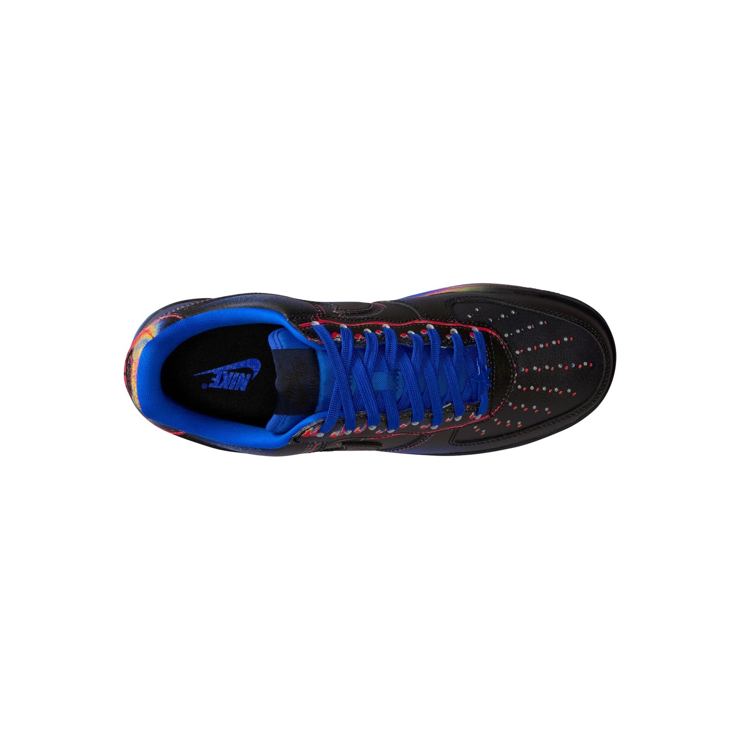 Nike Air Force 1 Low Retro (Black/Racer Blue-Volt Ice-Bright Crimson)