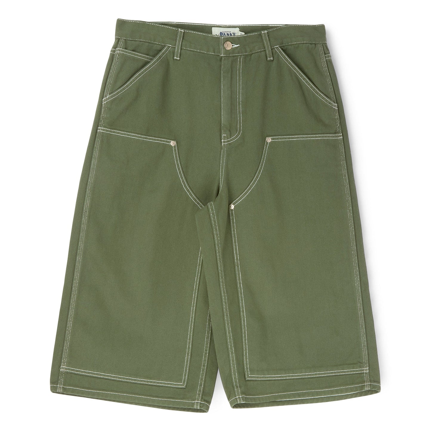 AWAKE Double Knee Jort (Green)