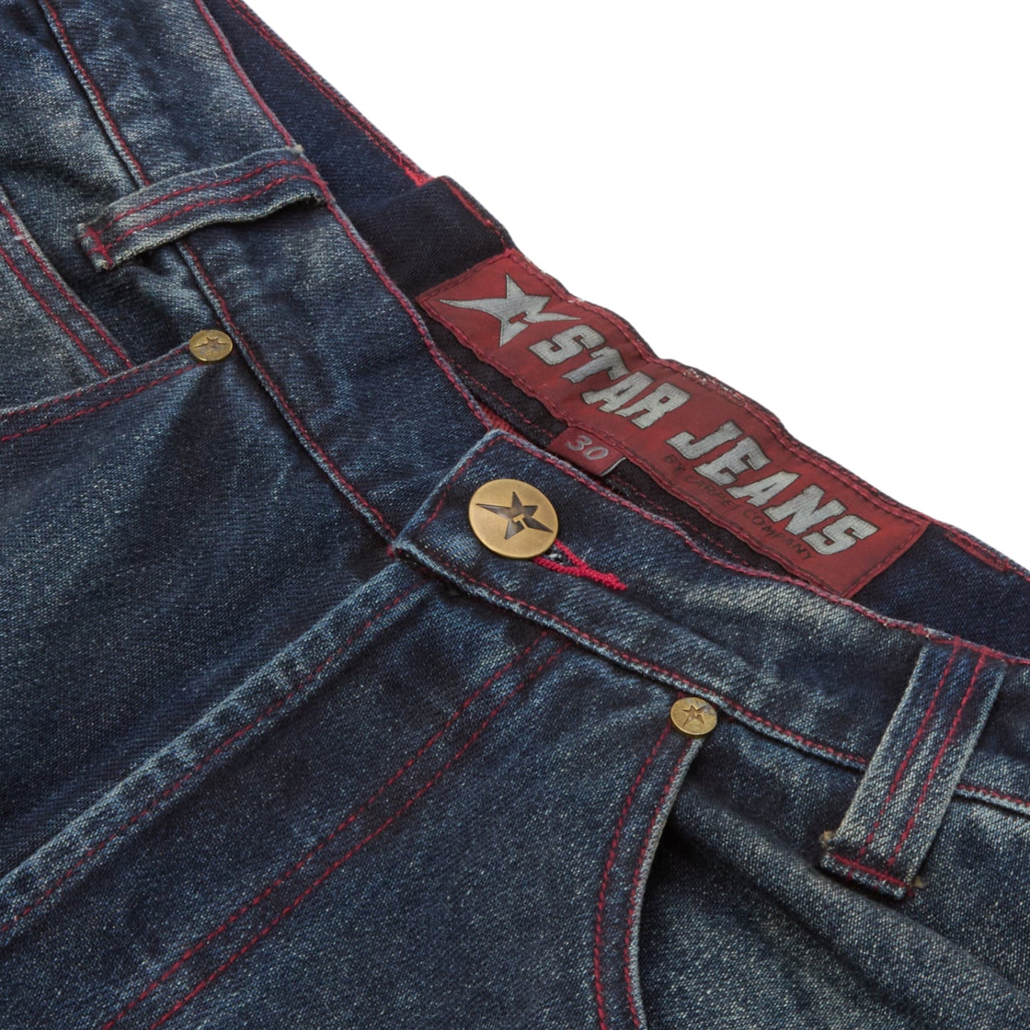 Carpet Company Aged C-Star Jeans (Blue)
